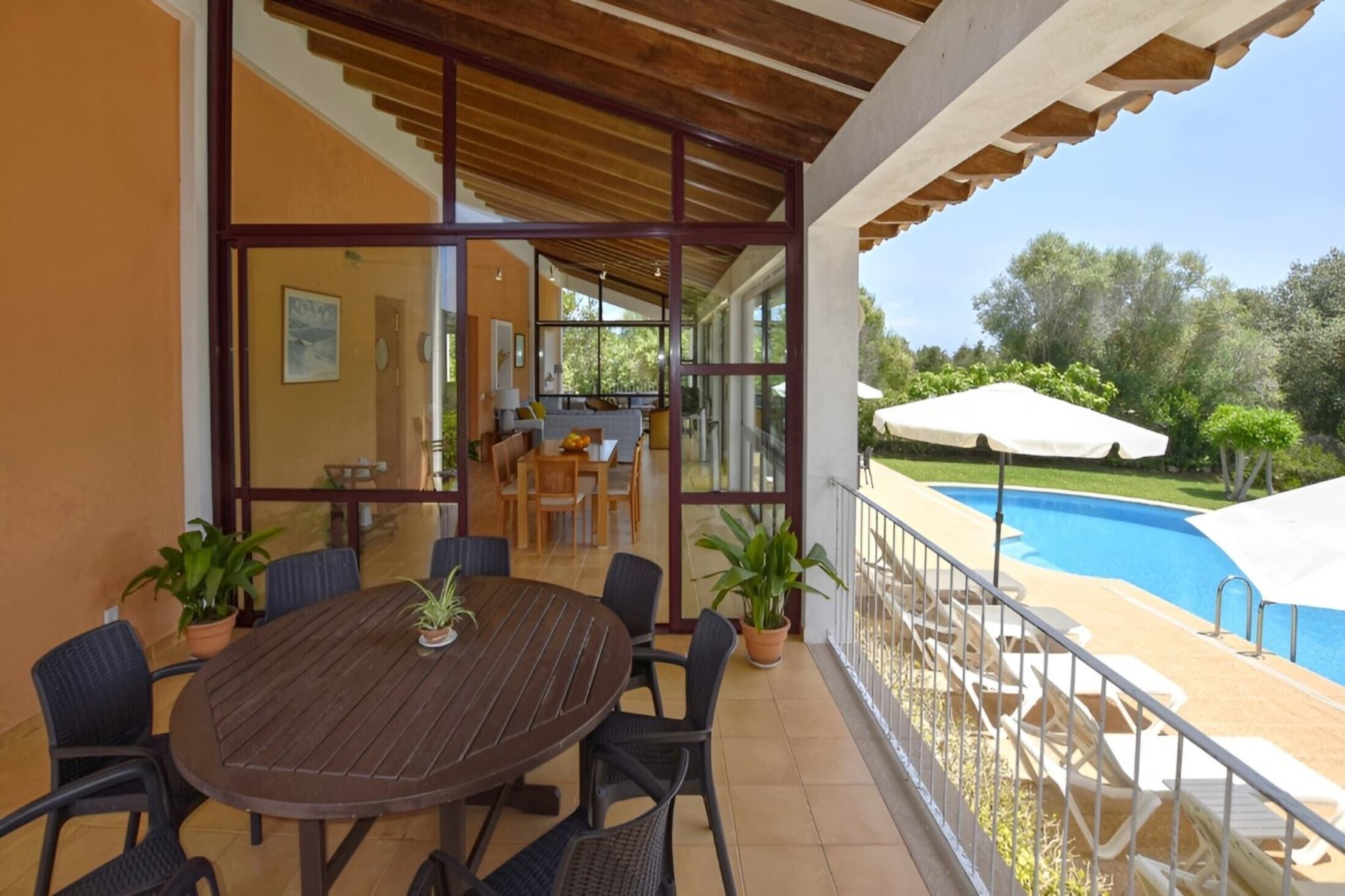 Sa font den Ros-Terrassenbalkon