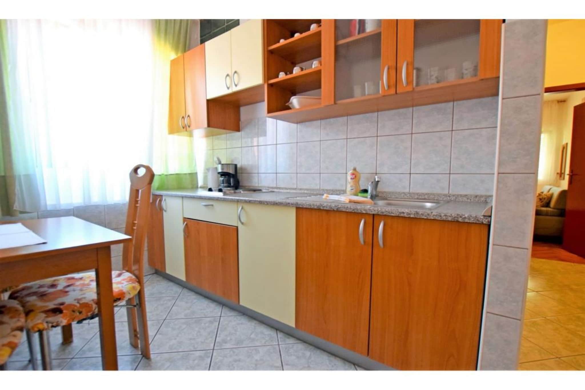 Apartments Adriana - Two Bedroom Apartment A4-Keuken