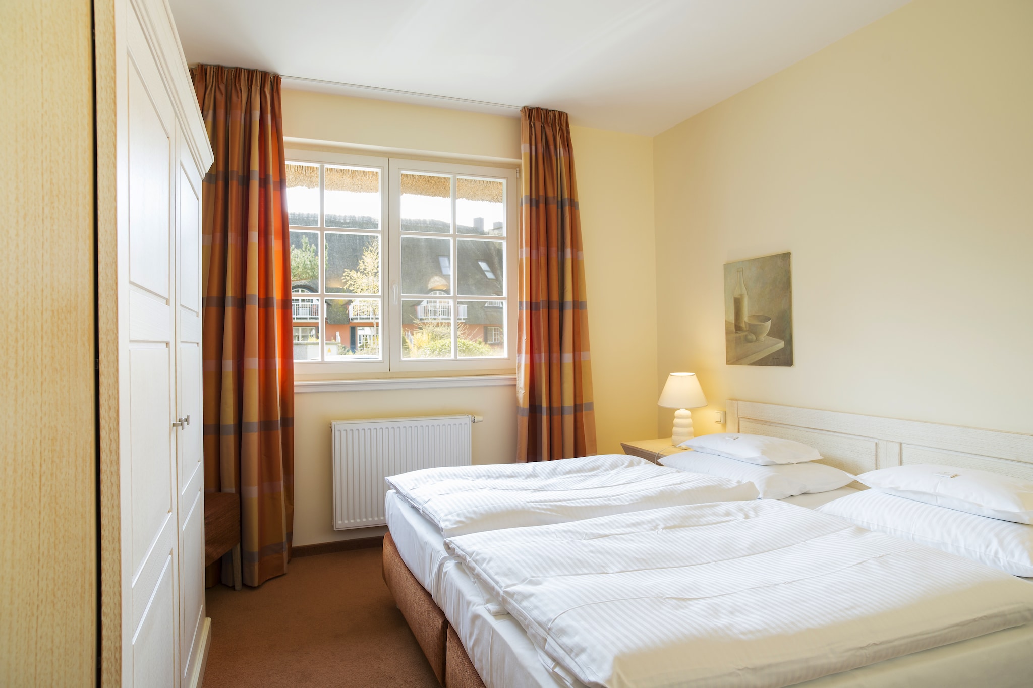 Gartenferienwohnung - Strandhotel Fischland-Slaapkamer