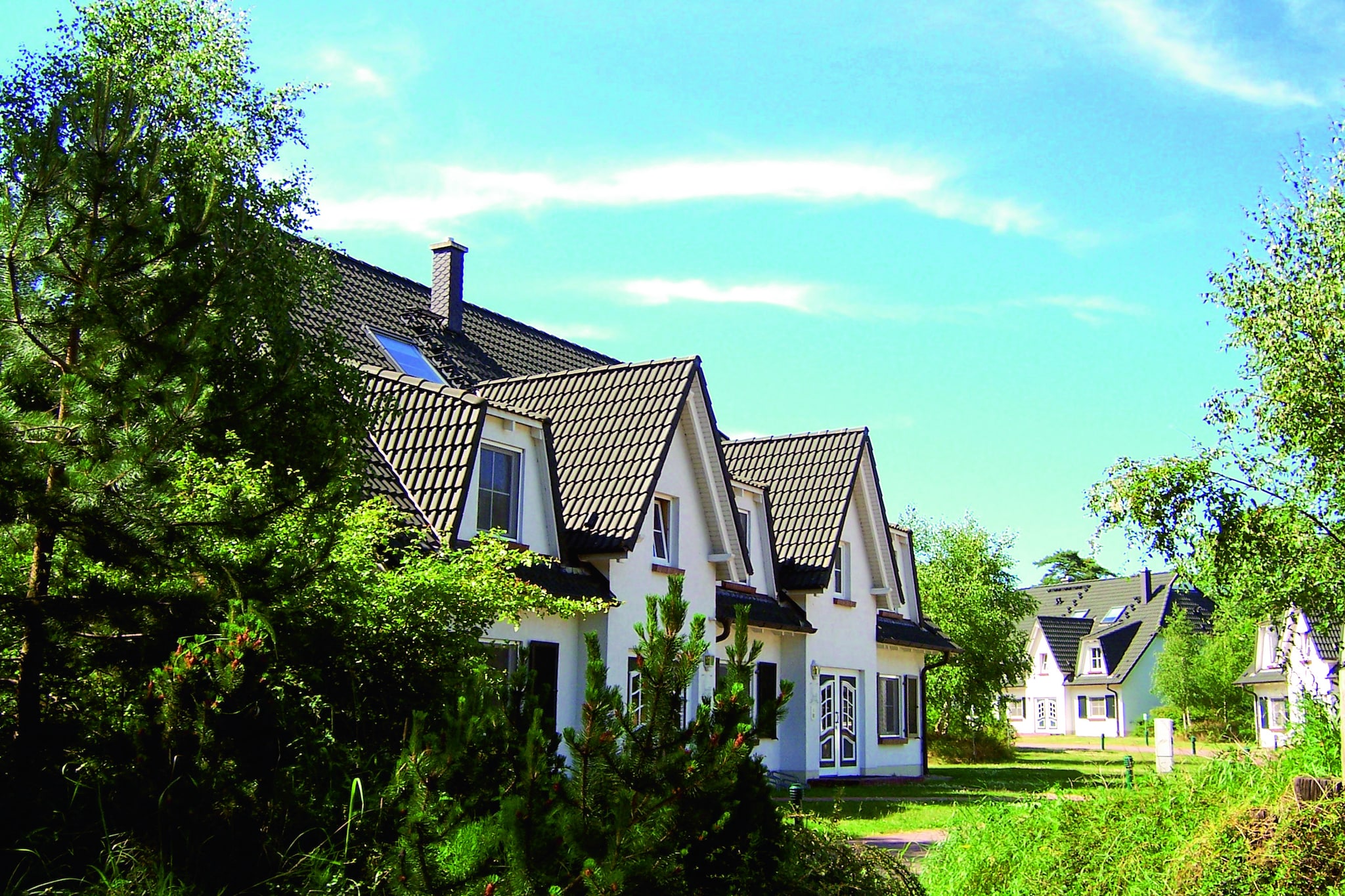Gartenferienwohnung - Strandhotel Fischland-Gebieden zomer 1km