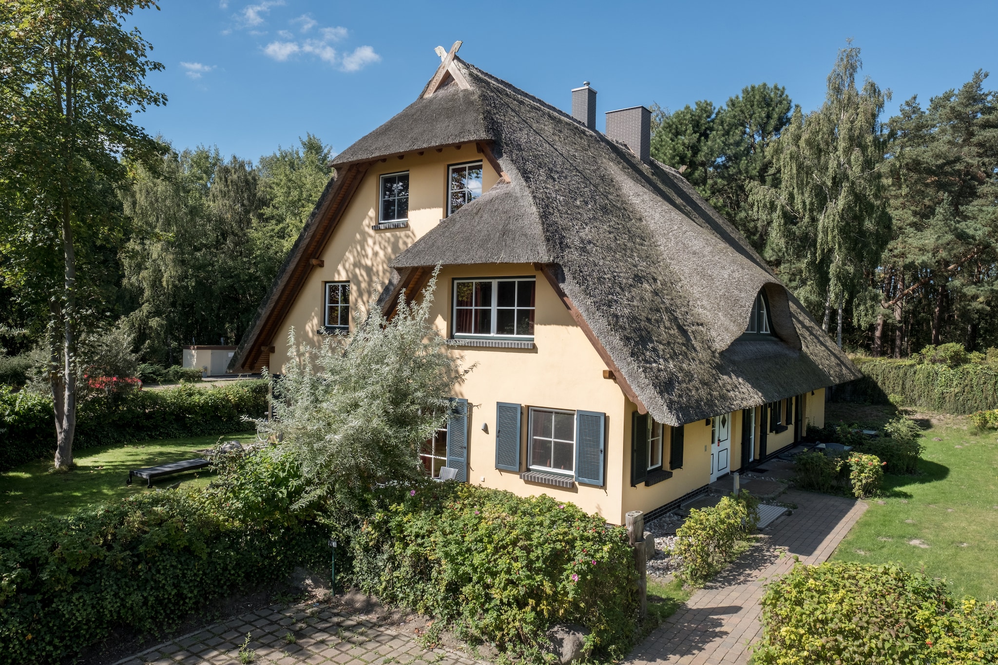 Gartenferienwohnung - Strandhotel Fischland-Gebieden zomer 1km