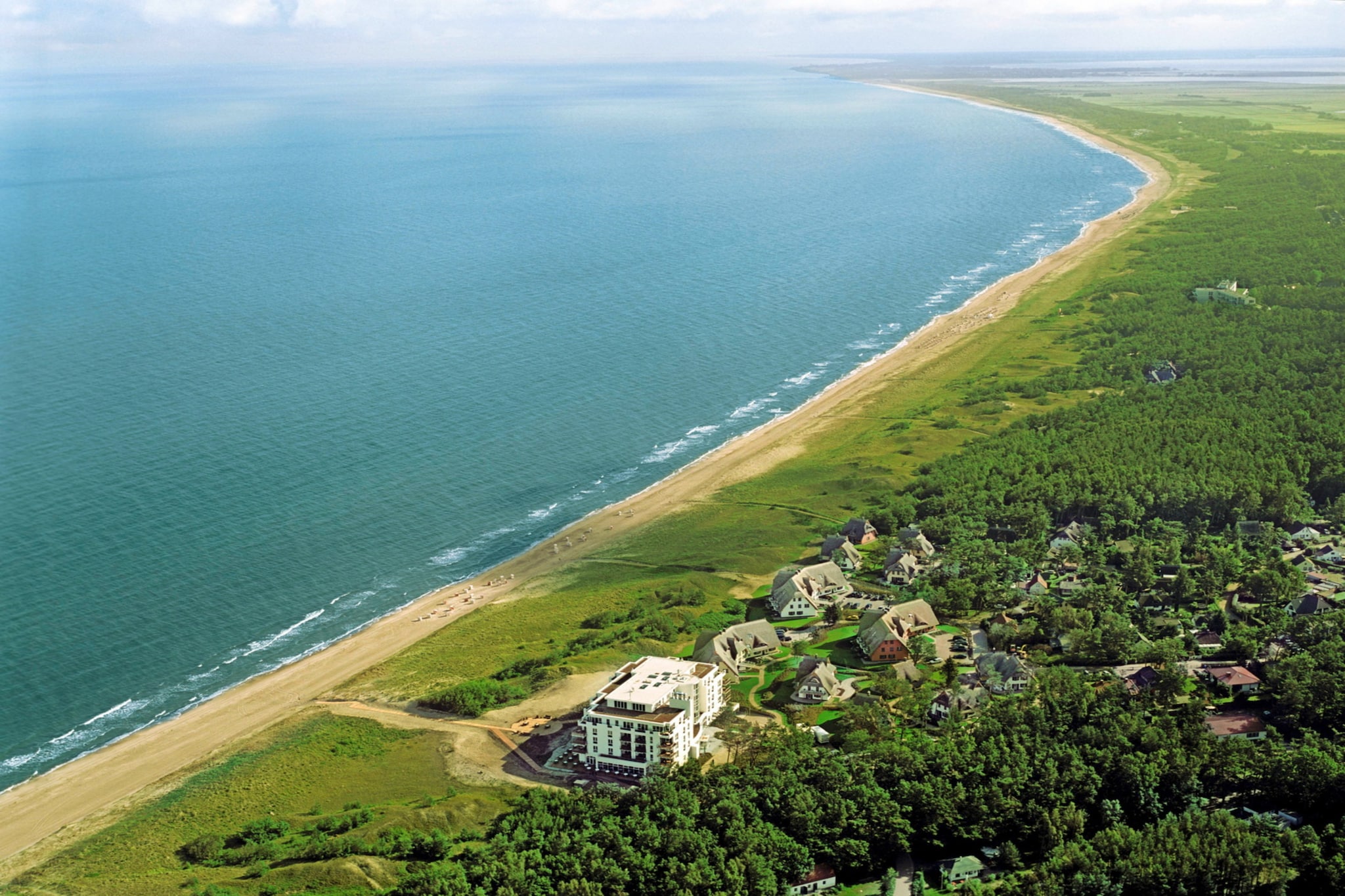 Maisonette Ferienwohnung - Strandhotel Fischland-Gebieden zomer 1km