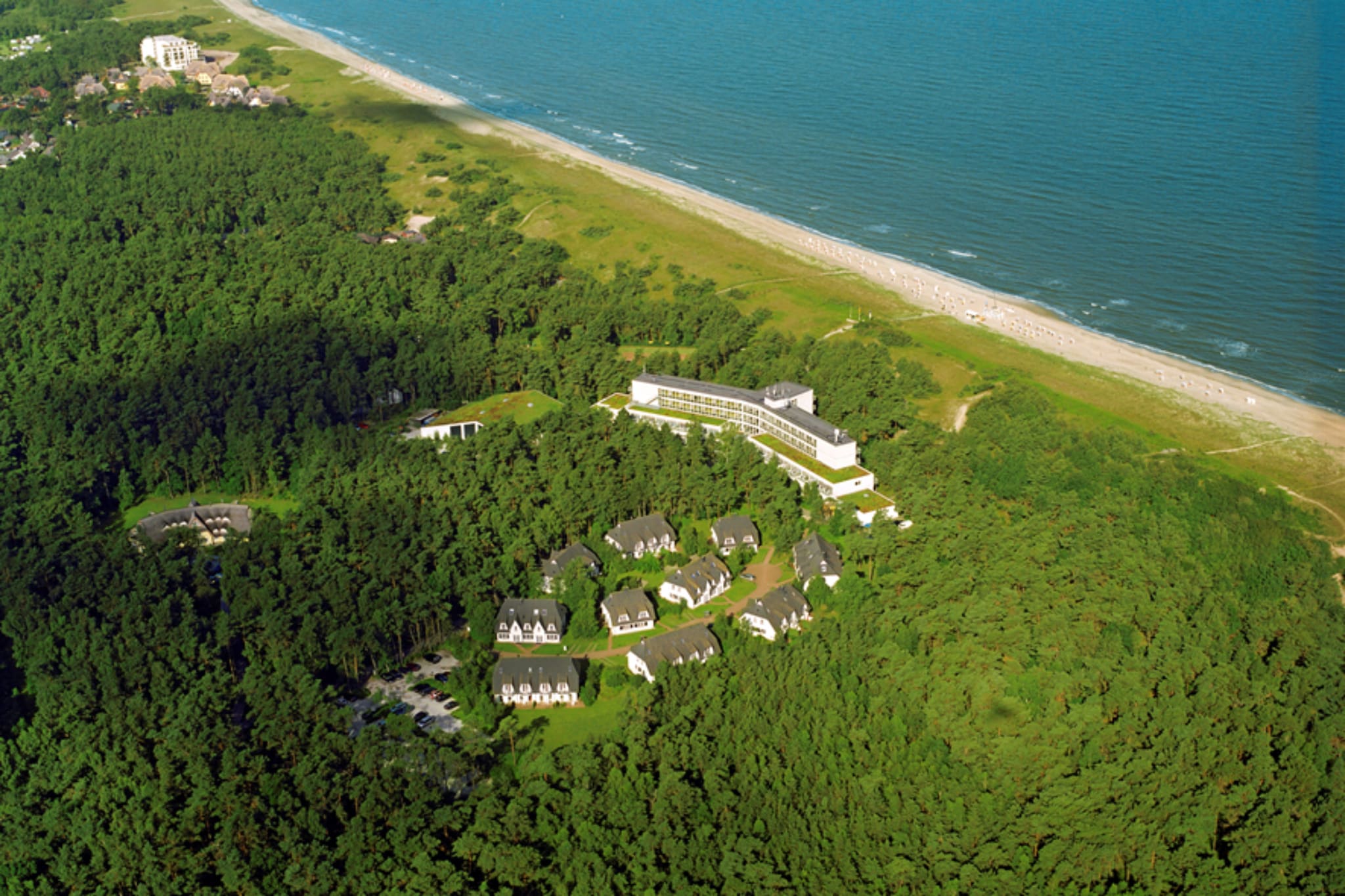 Maisonette Ferienwohnung - Strandhotel Fischland-Gebieden zomer 1km