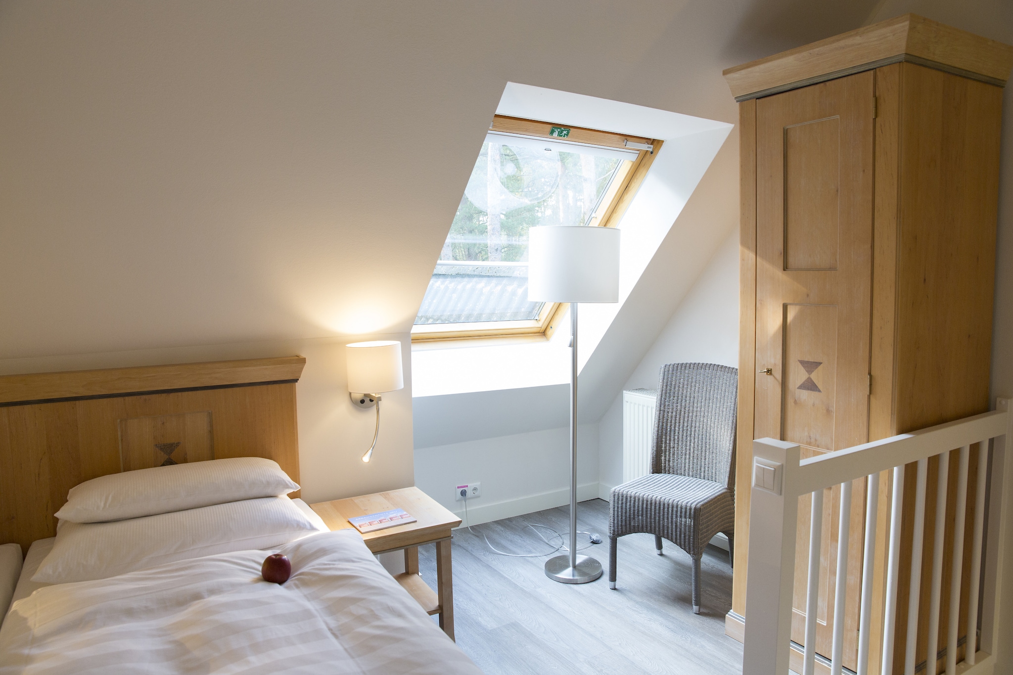 Maisonette Ferienwohnung - Strandhotel Fischland-Slaapkamer