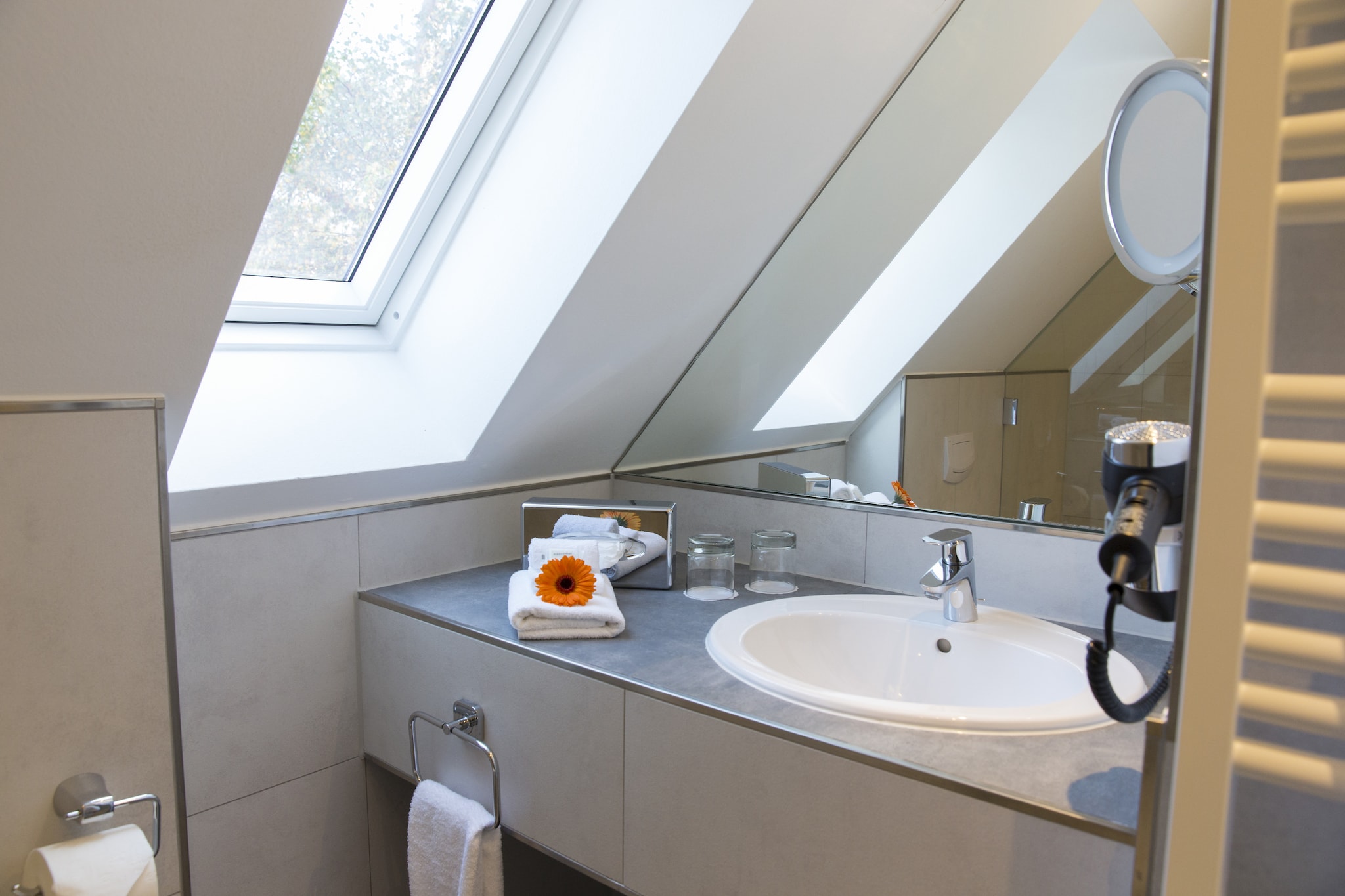 Maisonette Ferienwohnung - Strandhotel Fischland-Badkamer