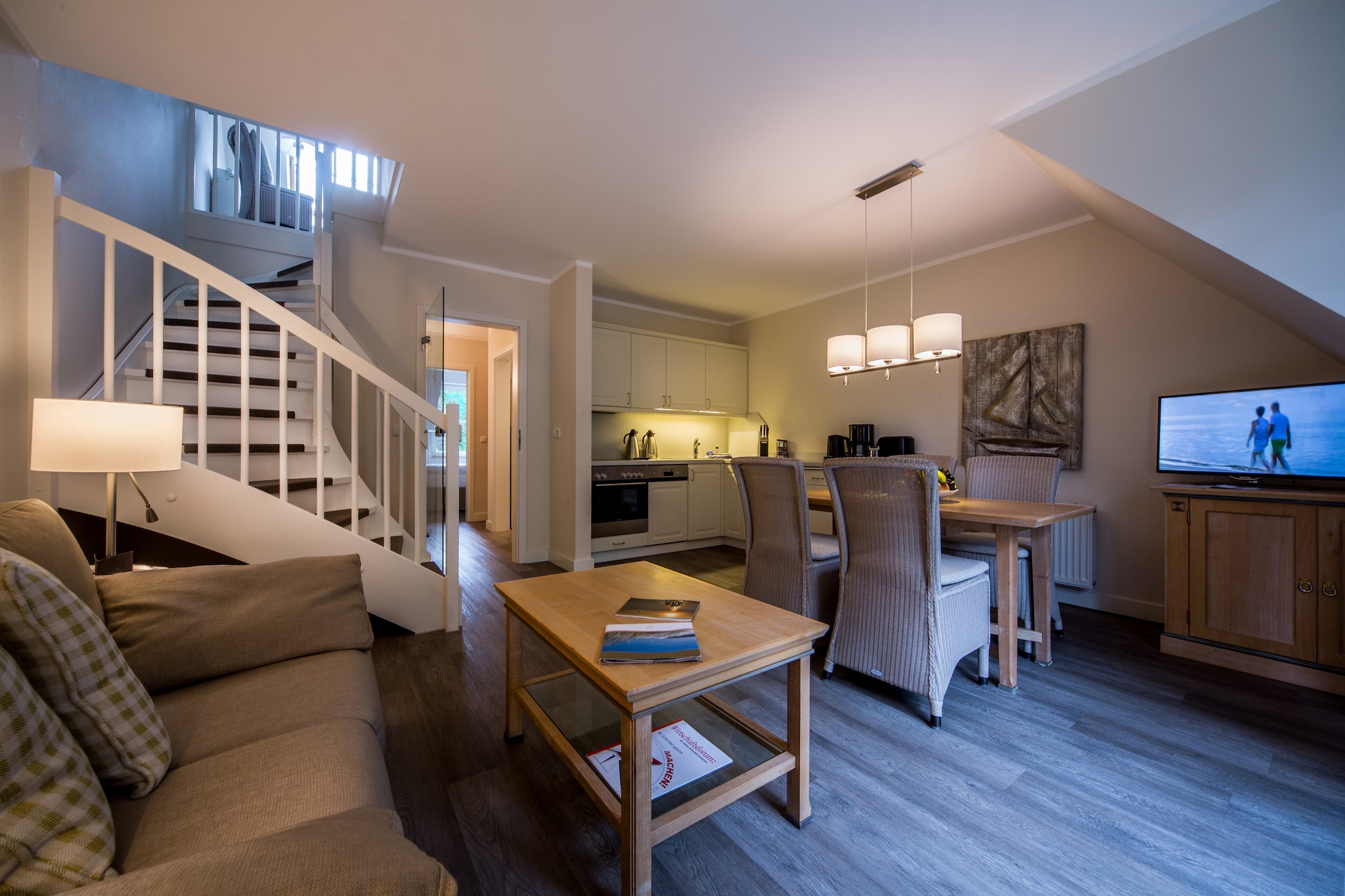 Familienhaus - Strandhotel Fischland-Woonkamer
