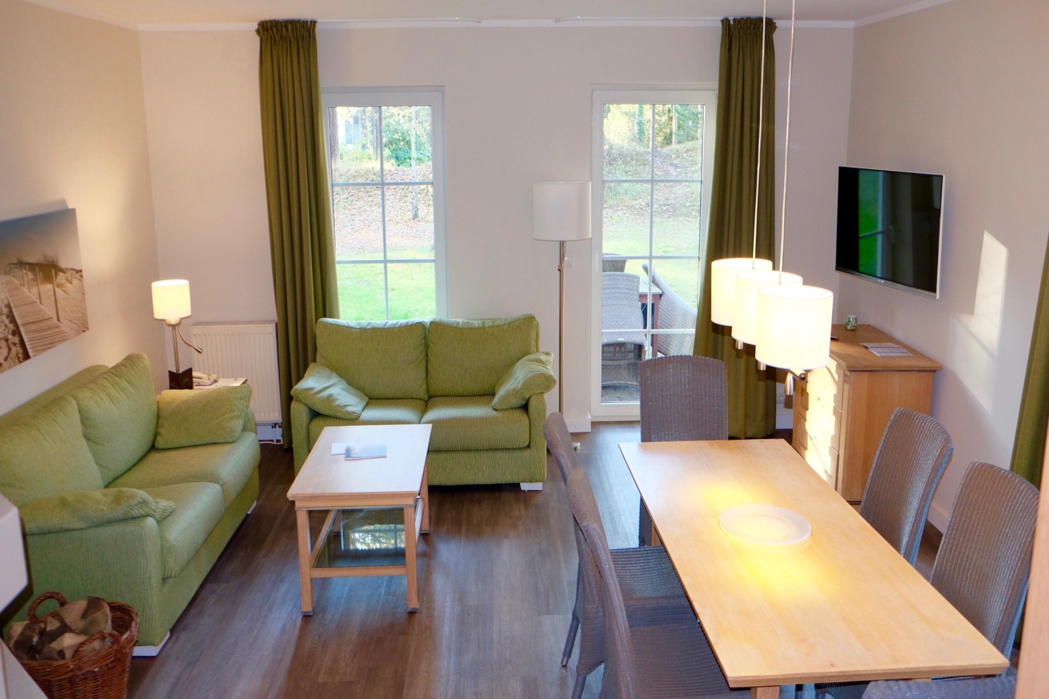 Familienhaus - Strandhotel Fischland-Woonkamer