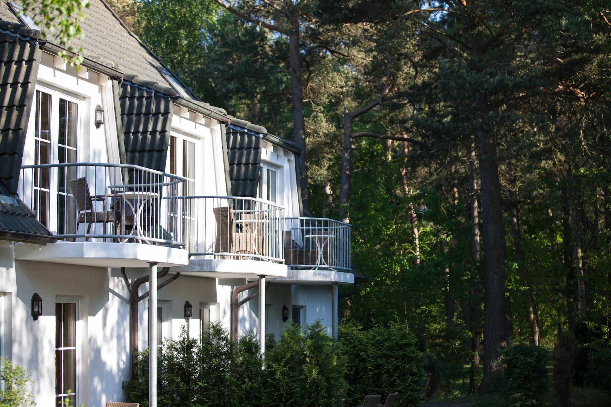 Familienhaus - Strandhotel Fischland-Terrasbalkon