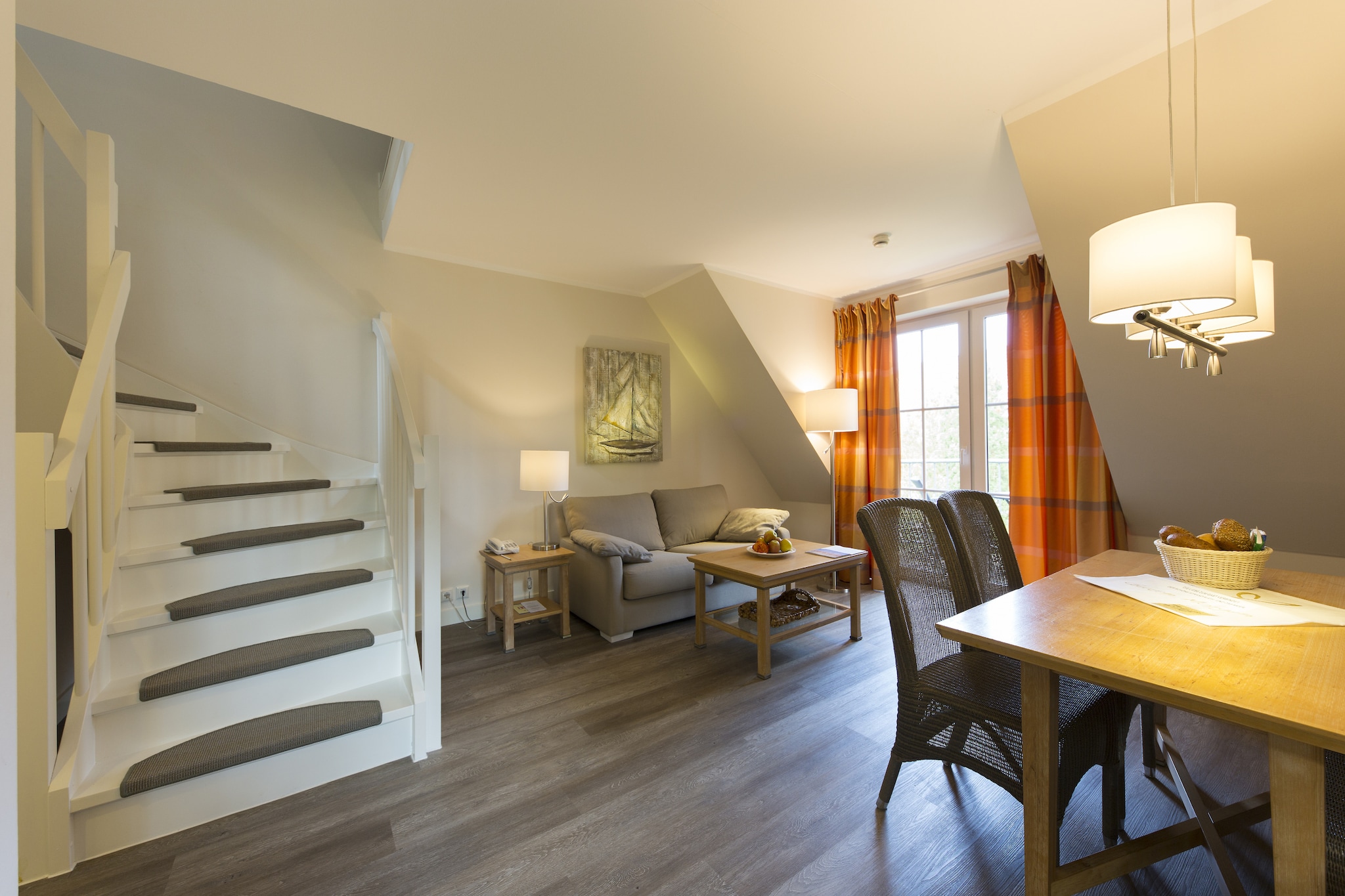 Familienhaus - Strandhotel Fischland-Eetkamer