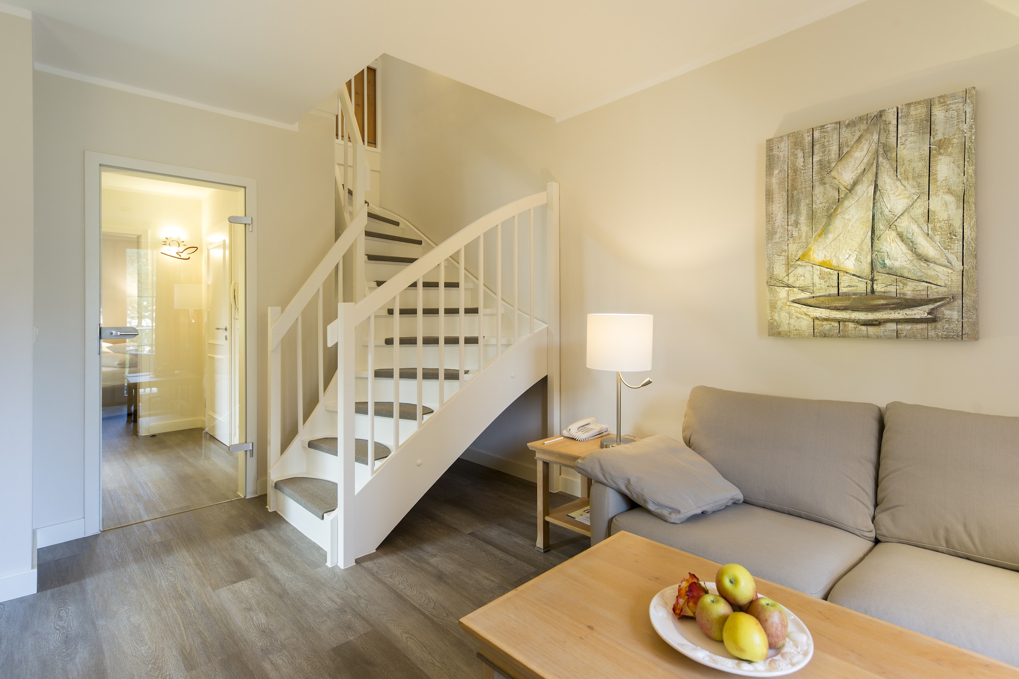 Familienhaus - Strandhotel Fischland-Woonkamer