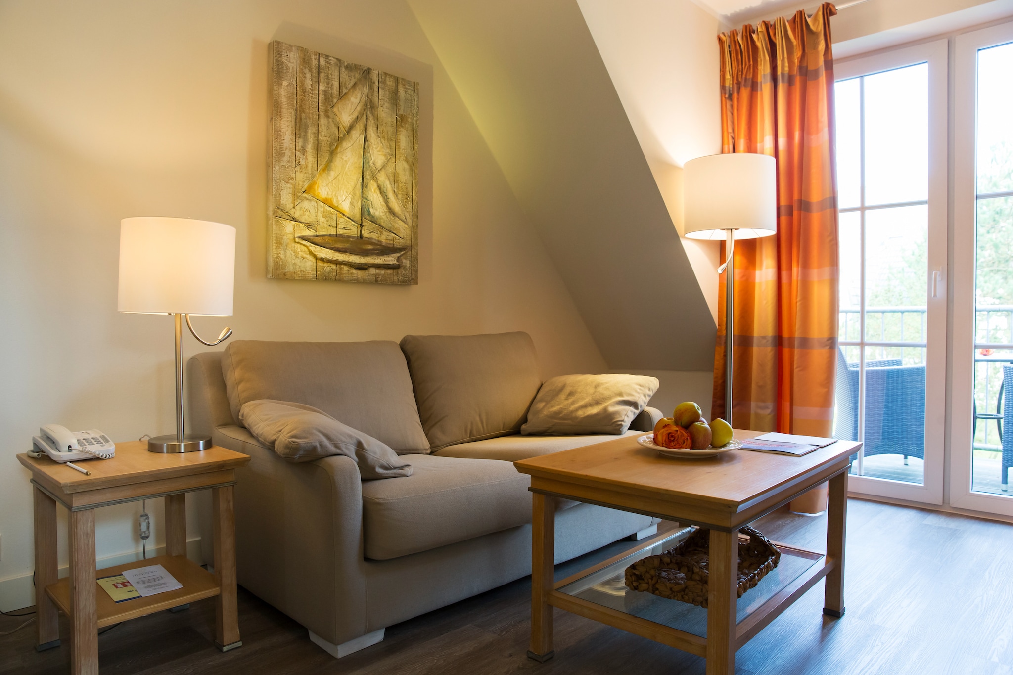 Familienhaus - Strandhotel Fischland-Woonkamer