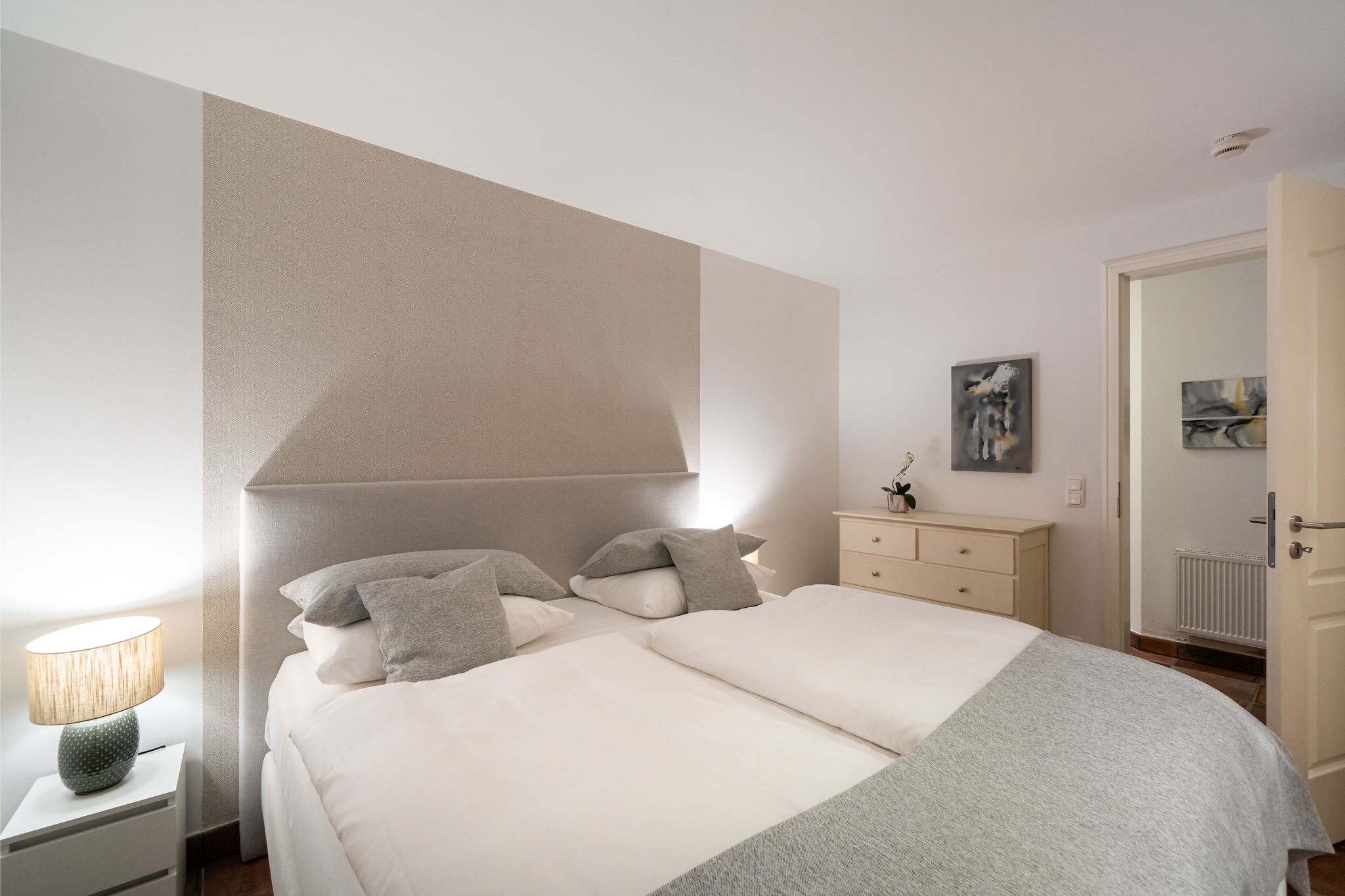 Haus Sonne - Souterrain Fewo - Strandhotel Fischland-Slaapkamer