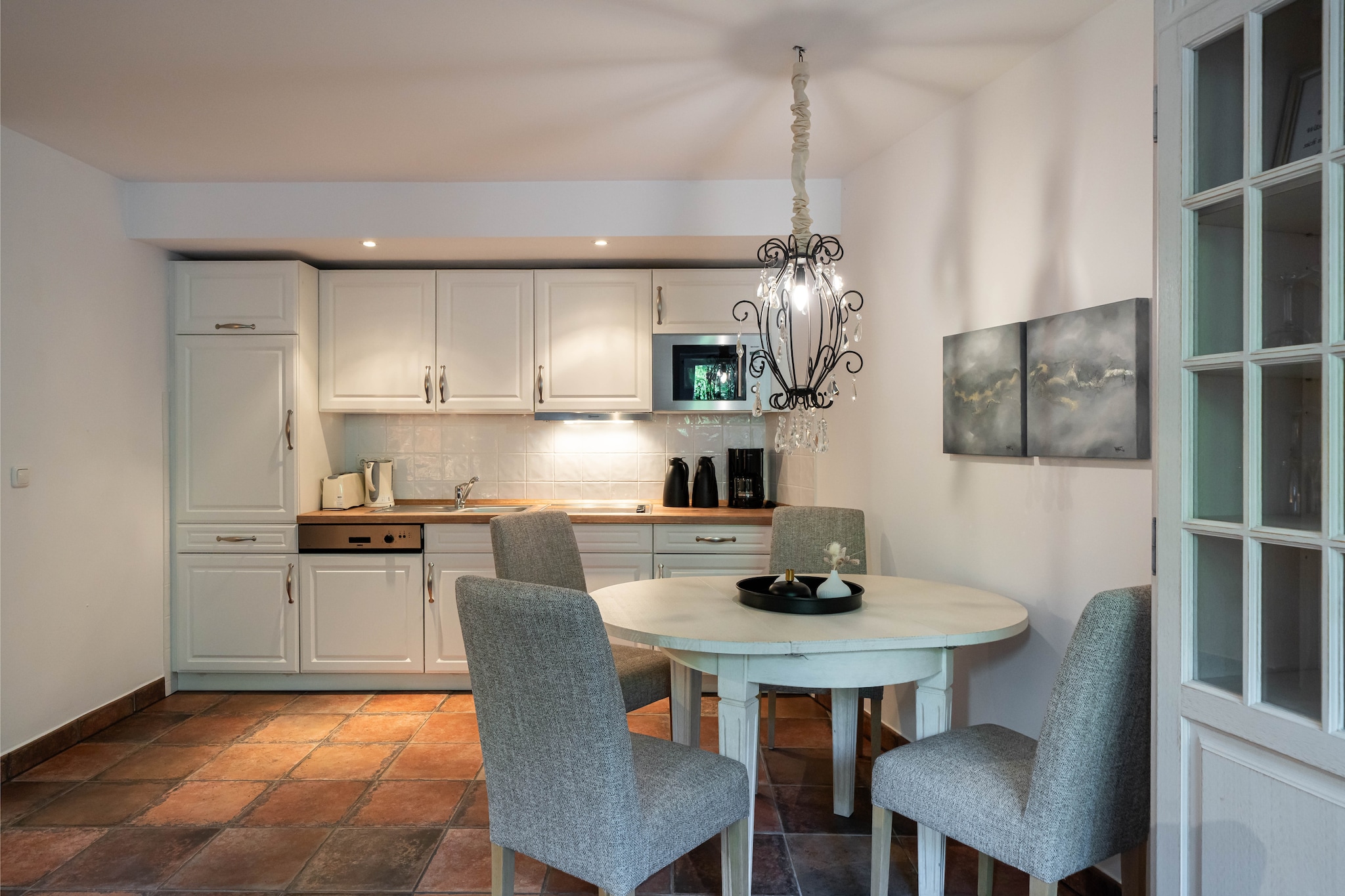 Haus Sonne - Souterrain Fewo - Strandhotel Fischland-Keuken