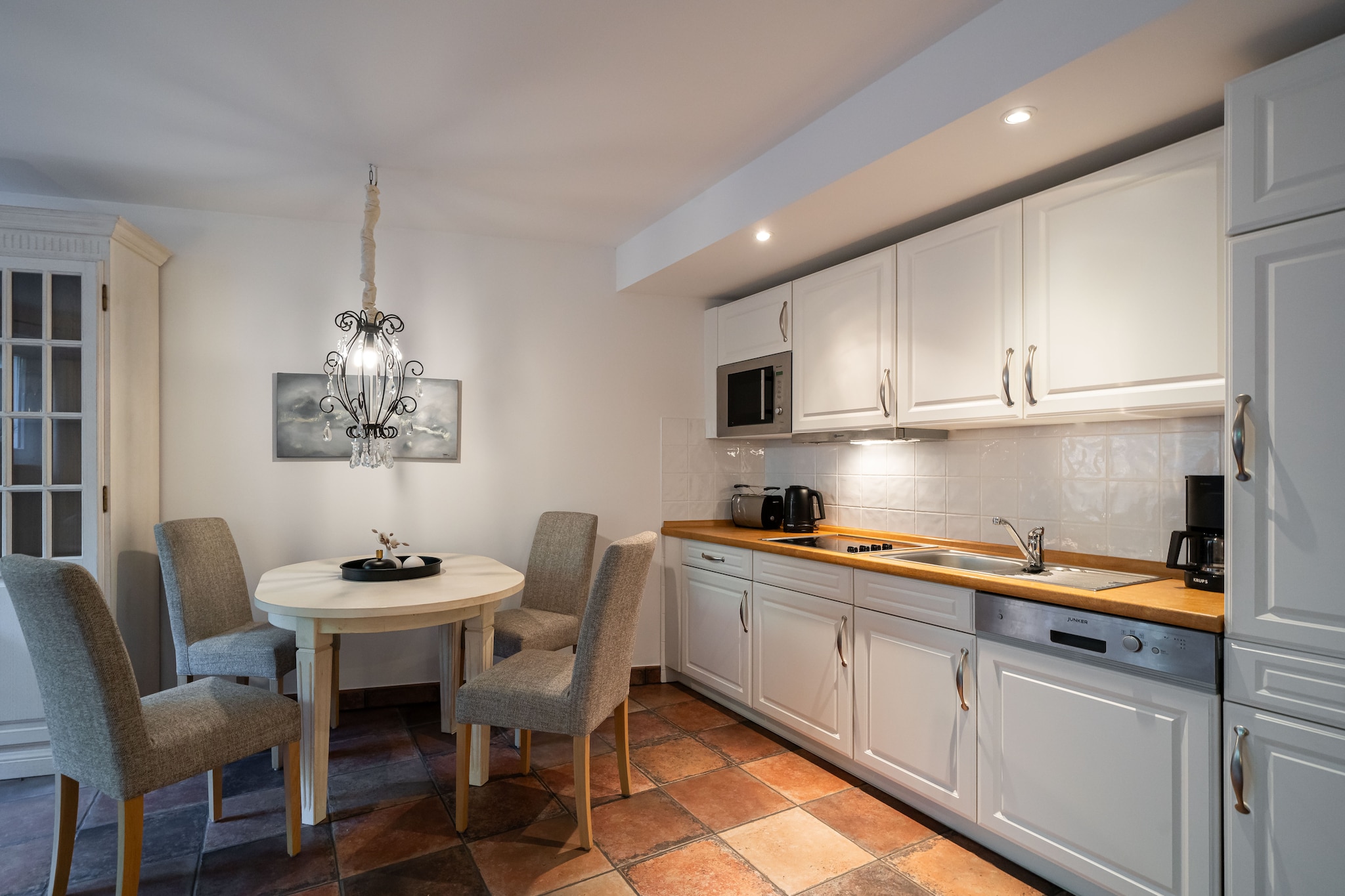 Haus Sonne - Souterrain Fewo - Strandhotel Fischland-Keuken