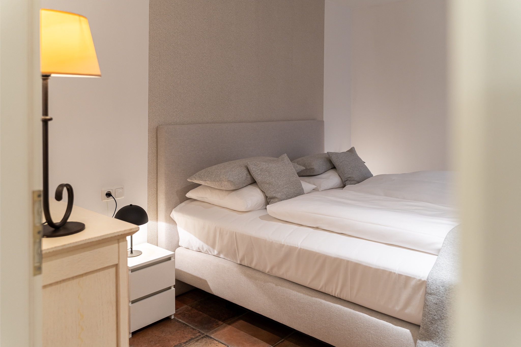Haus Sonne - Souterrain Fewo - Strandhotel Fischland-Slaapkamer