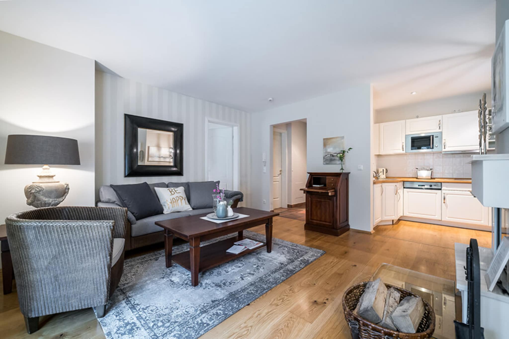 Haus Sonne - Garten Fewo - Strandhotel Fischland-Woonkamer