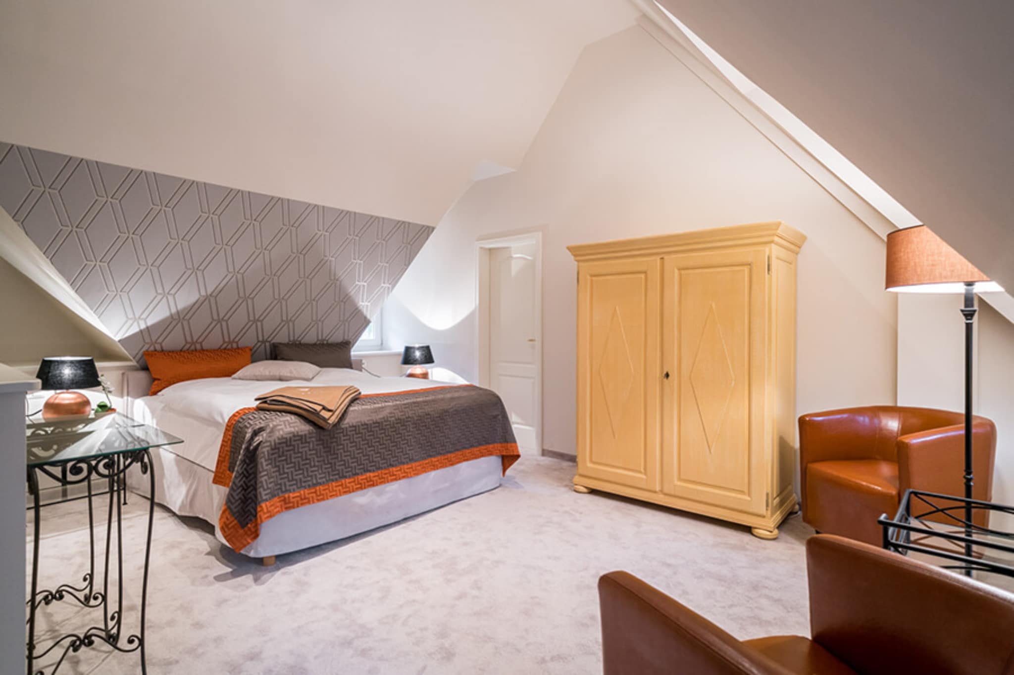 Haus Sonne - Maisonette Fewo - Strandhotel Fischland-Slaapkamer