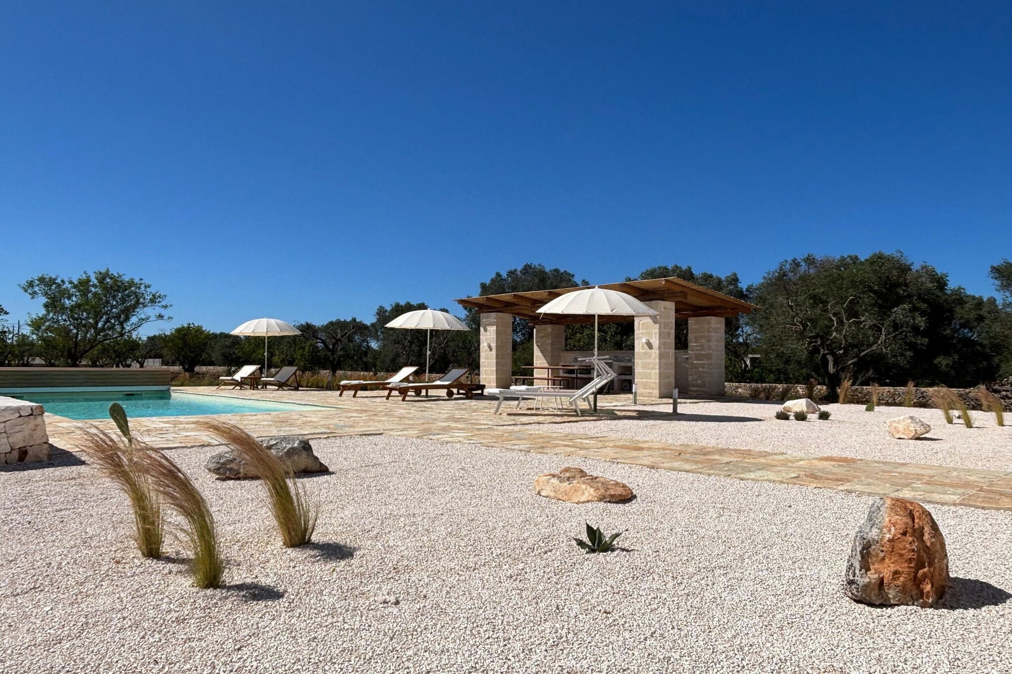 Villa Charme-Gebieden zomer 1km