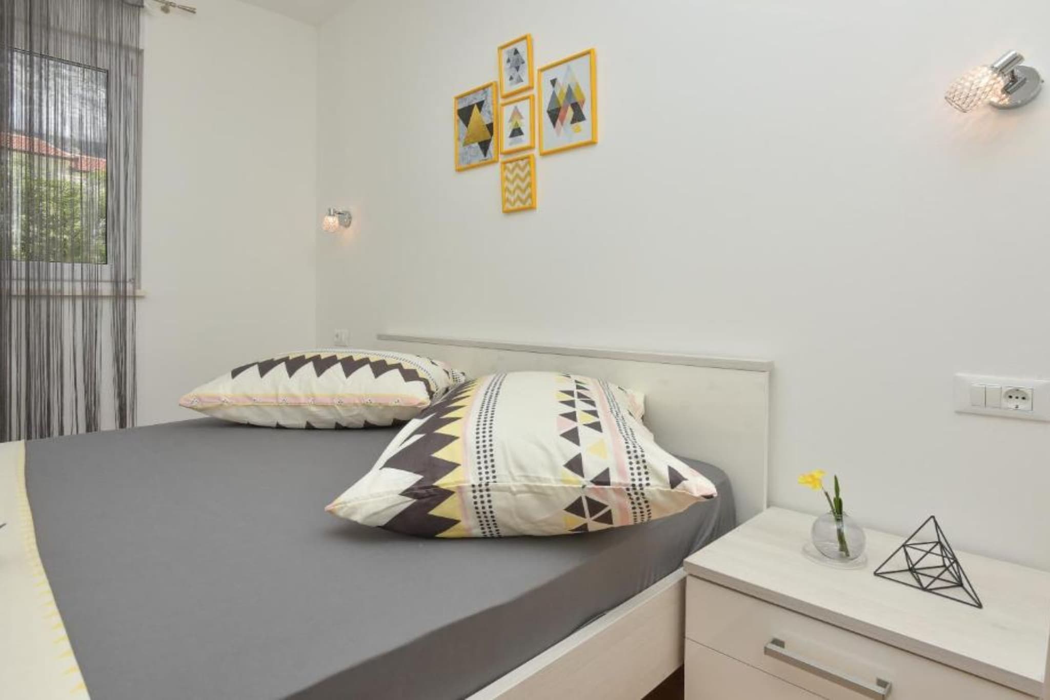 Apartment Hani 1 - One Bedroom Apartment With Balcony And Sea View-Bedroom