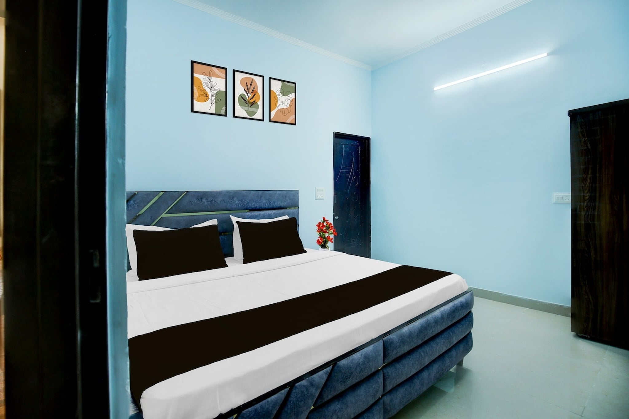 Comfortable Accommodations: Collection O Nayagaon Near Vikas Nagar in Chandigarh offers family rooms with air-conditioning, private bathrooms, work desks, and seating areas. Each room includes free toiletries, a bath or shower, TV, and tiled floors.

Essential Facilities: Guests enjoy free WiFi, a 24-hour front desk, housekeeping service, room service, and luggage storage. Additional amenities include a work desk, seating area, TV, and wardrobe.

Convenient Location: Located 14 km from Chandigarh Airport, the hotel is near Rock Garden (5 km), Sukhna Lake (5 km), and Panjab University (5 km). Other attractions include Mohali Cricket Stadium (16 km)

1. Unmarried couples are warmly welcome at this property.
2. Guests with local ID proof are warmly welcome.
3.Early Check-In Policy: A full dayâ€™s room rate will be charged for check-ins before 6:00 AM. Complimentary early check-in is available between 6:00 AM and 10:00 AM, subject to room availability.
4.Foreign guests are welcome and allowed to stay at this property without any restrictions
Check-in is only available to guests aged 18 and above. Please provide a government-issued ID to confirmÂ yourÂ age.
