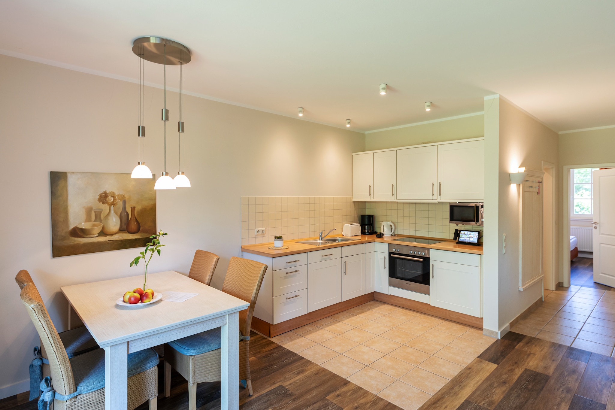 Garten Ferienwohnung - Strandhotel Dünenmeer-Cuisine