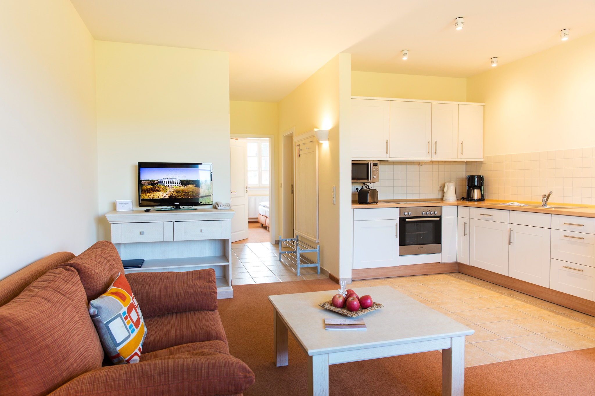 Garten Ferienwohnung - Strandhotel Dünenmeer-Cuisine