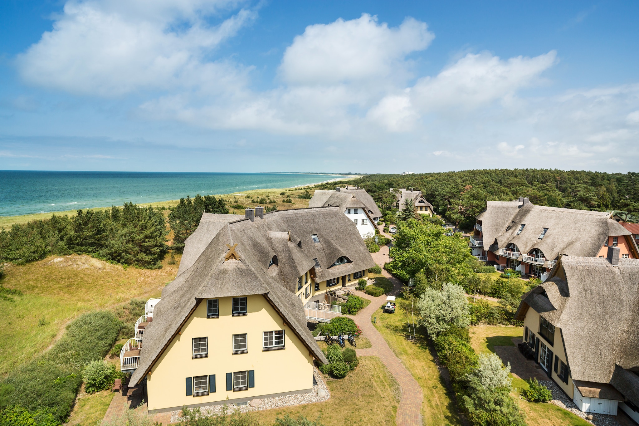 Garten Ferienwohnung - Strandhotel Dünenmeer