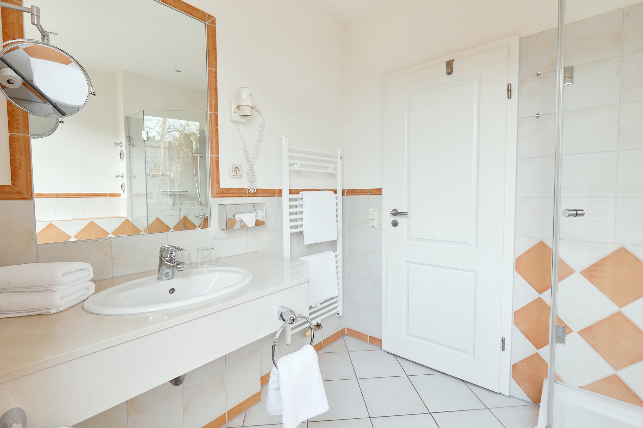 Garten Ferienwohnung - Strandhotel Dünenmeer-Salle de bain