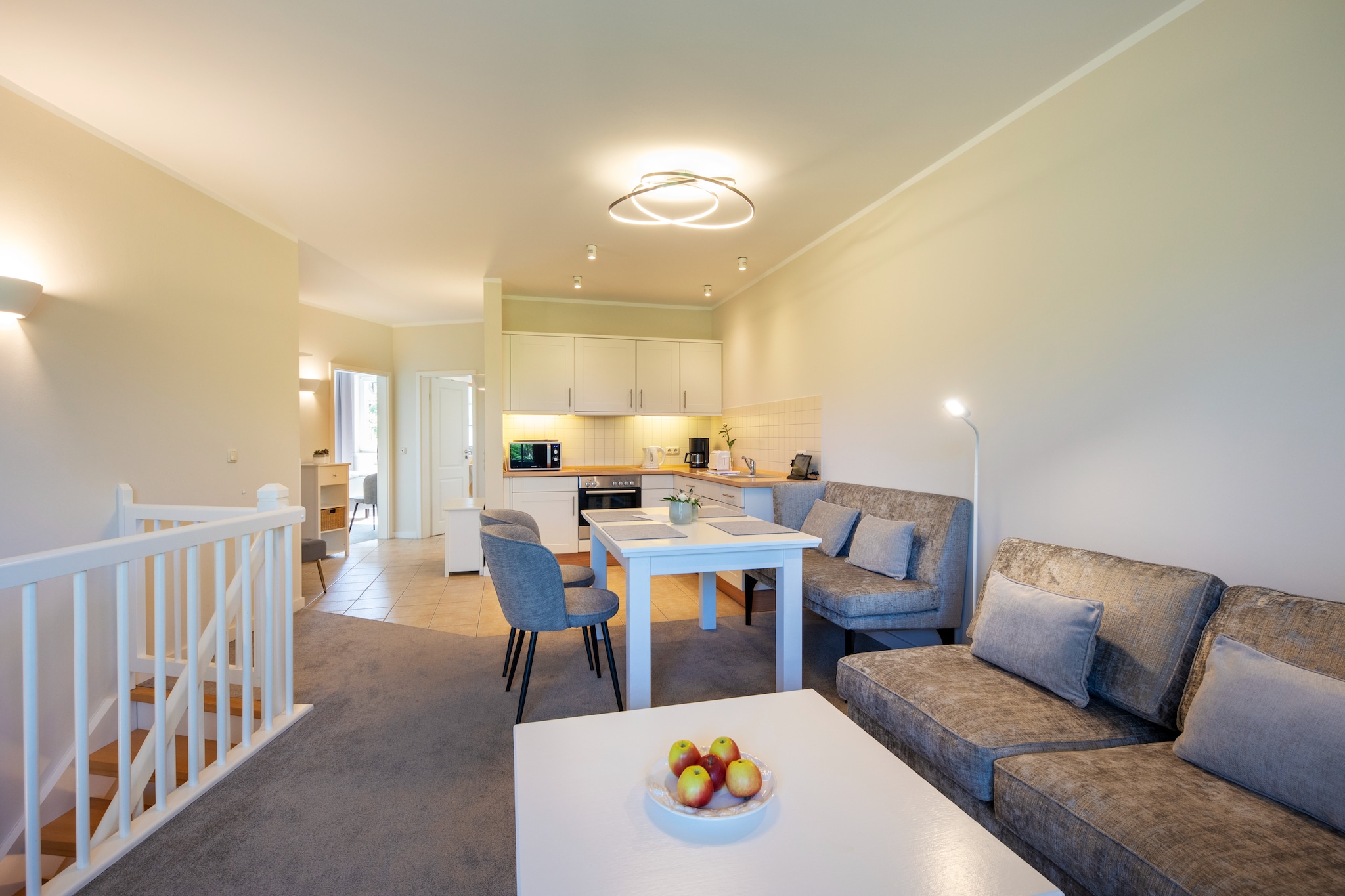 Garten-Maisonette Ferienwohnung - Strandhotel Dünenmeer-Salon