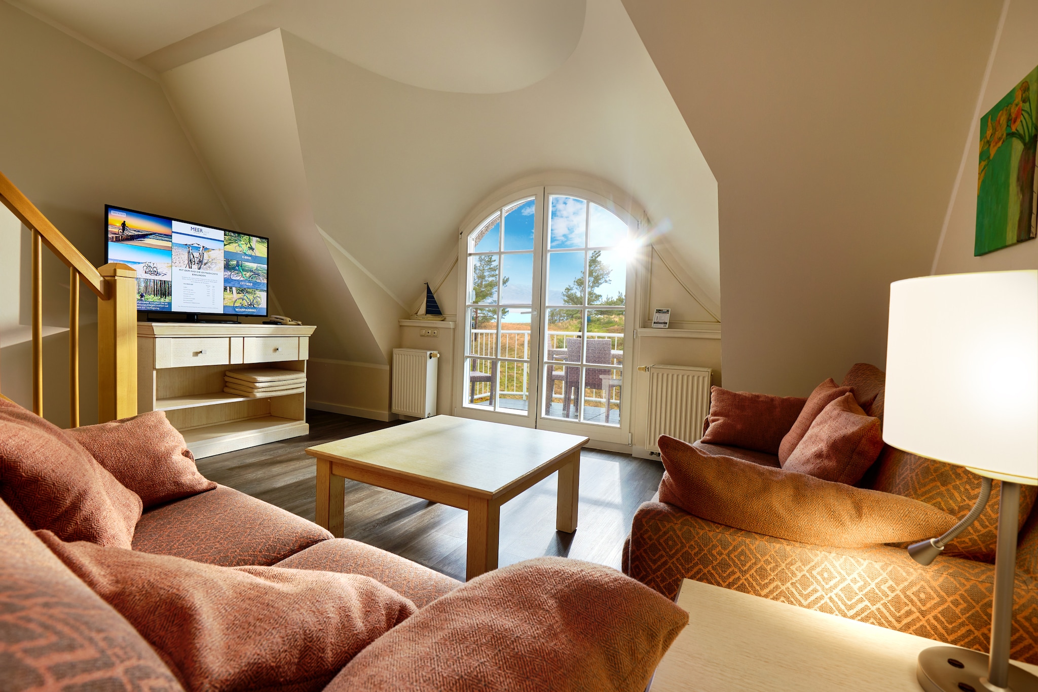 Garten-Maisonette Ferienwohnung - Strandhotel Dünenmeer-Salon