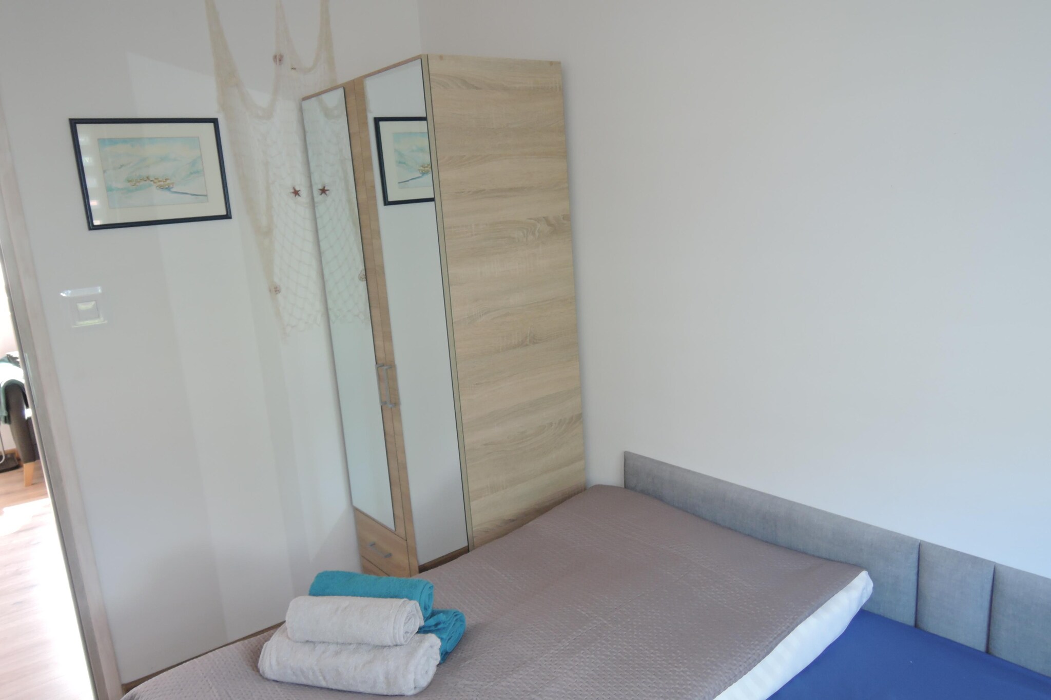 Wisełka Leśna - domek mały dla 4 osób-Bedroom