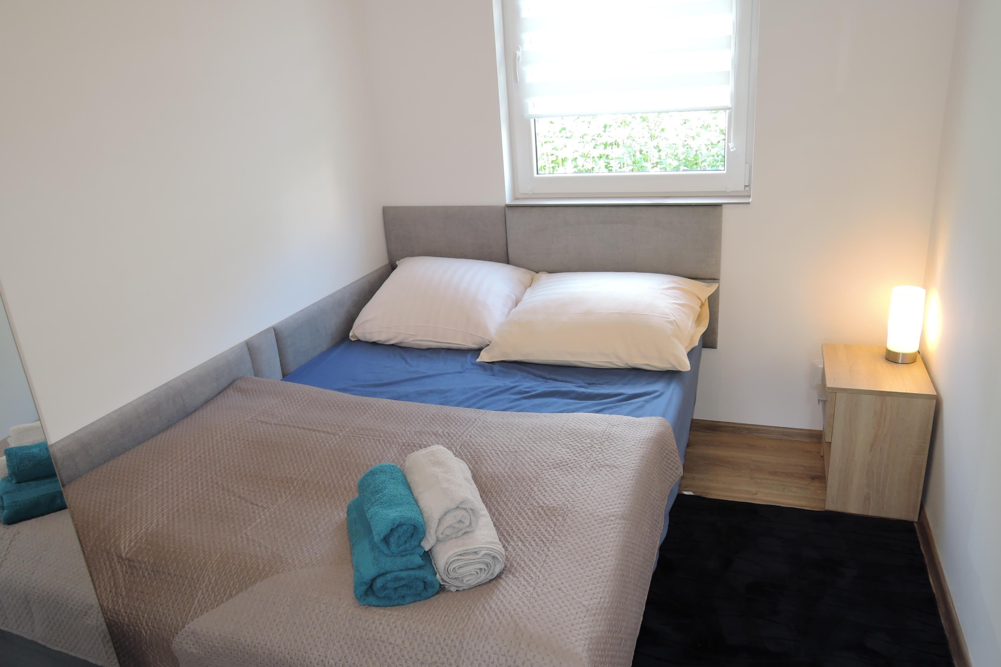 Wisełka Leśna - domek mały dla 4 osób-Bedroom