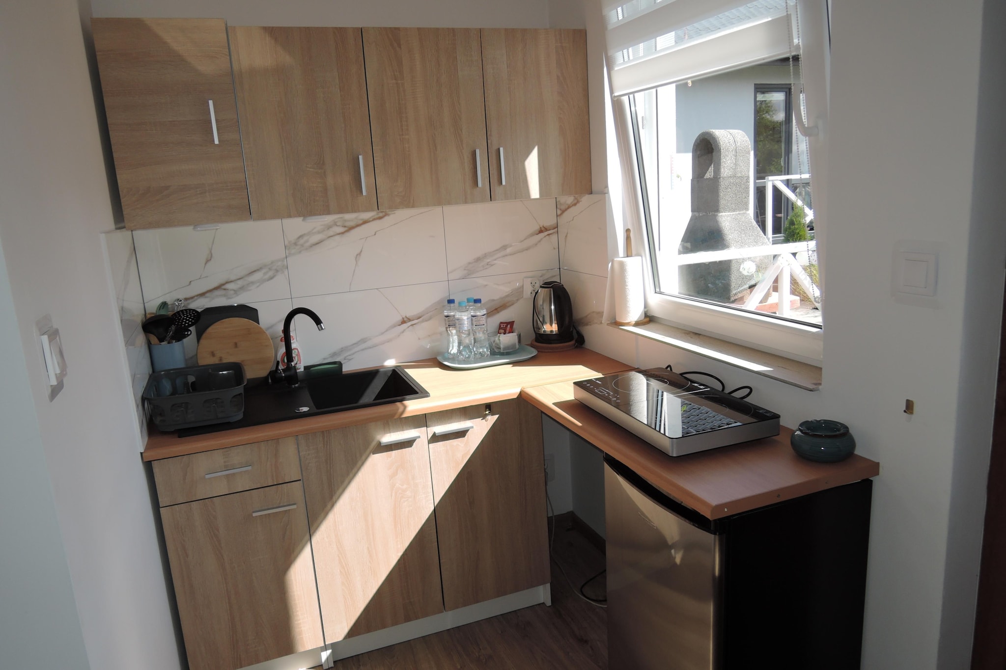 Wisełka Leśna - domek mały dla 4 osób-Kitchen