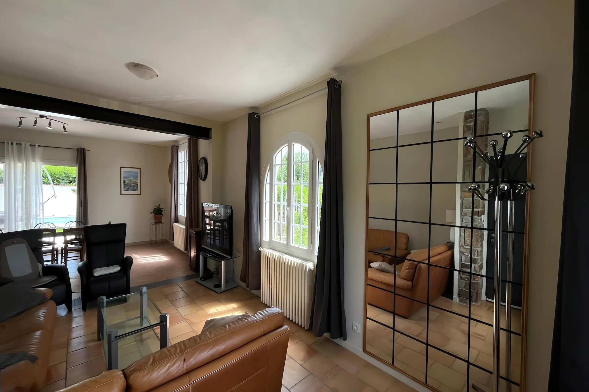 Villa avec piscine-Living room
