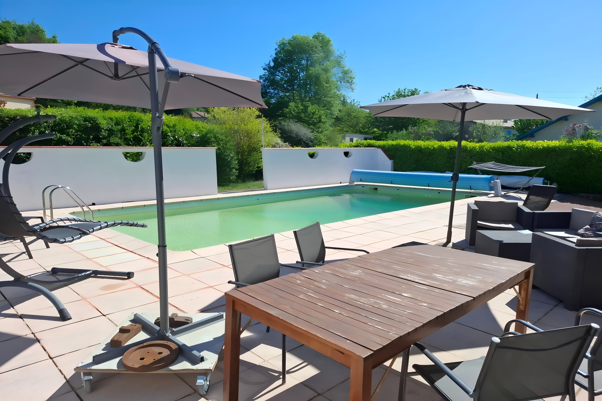 Villa avec piscine-Exterior summer