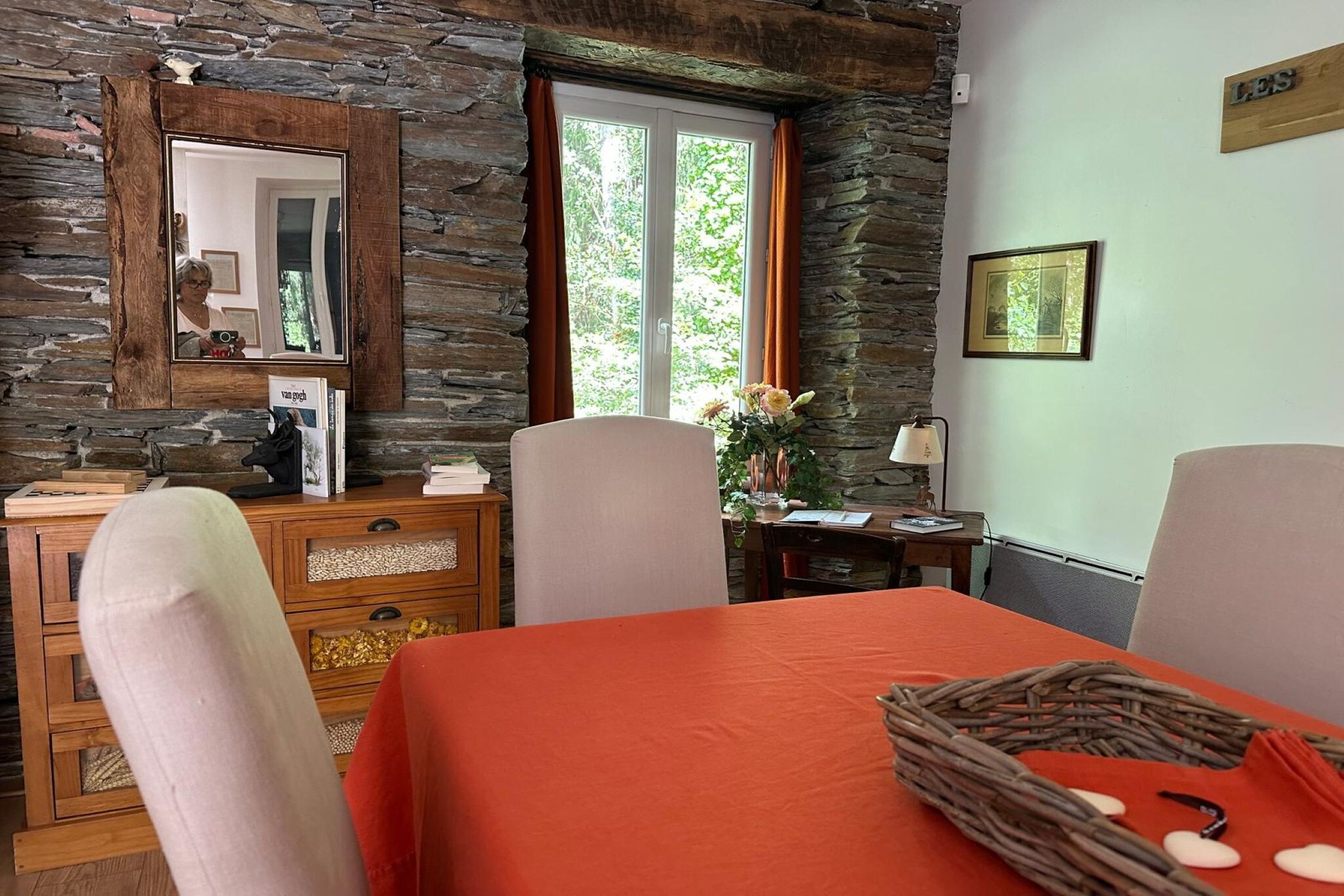 Le Moulin de Camelière-Eetkamer