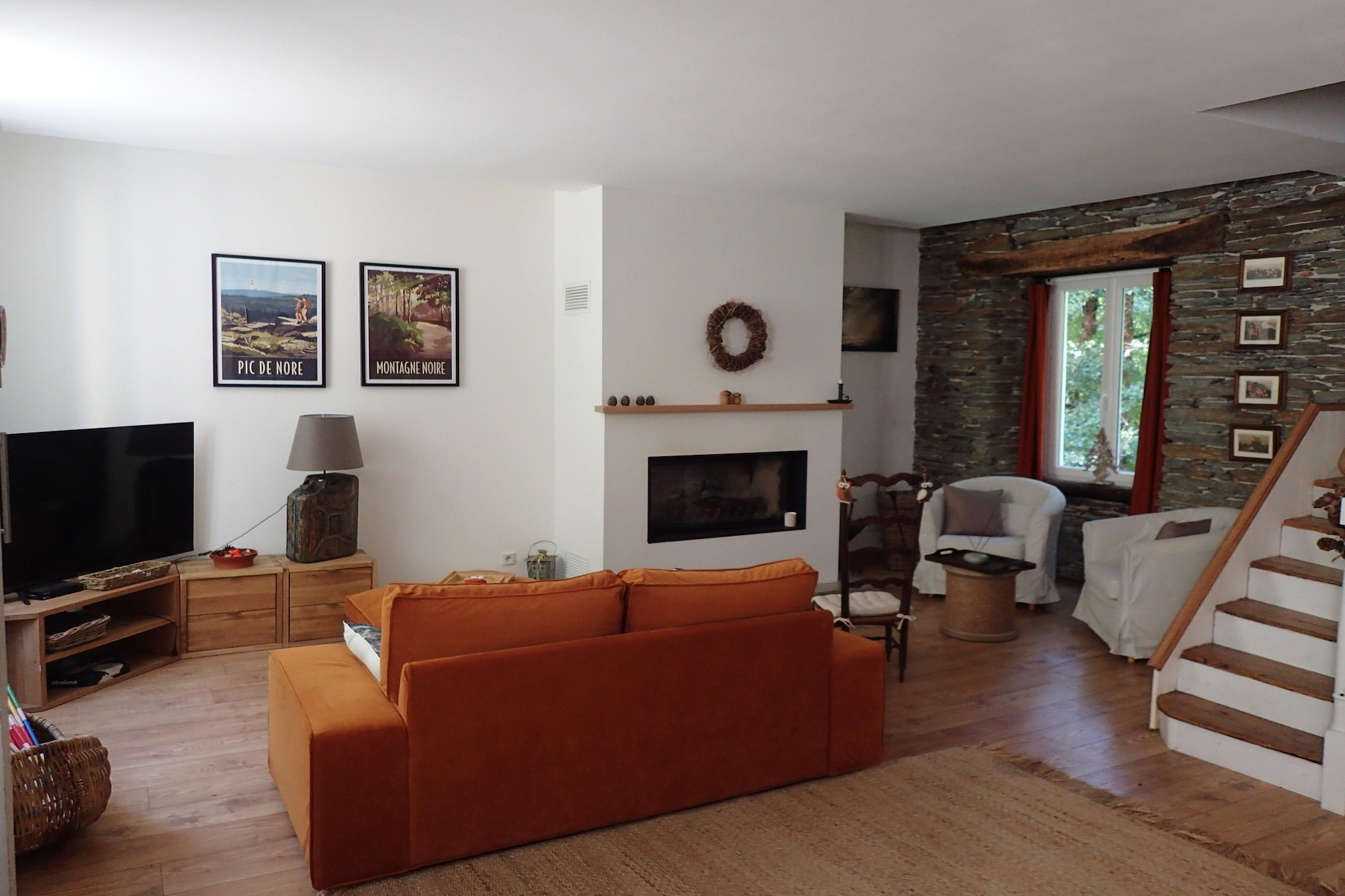 Le Moulin de Camelière-Wohnzimmer