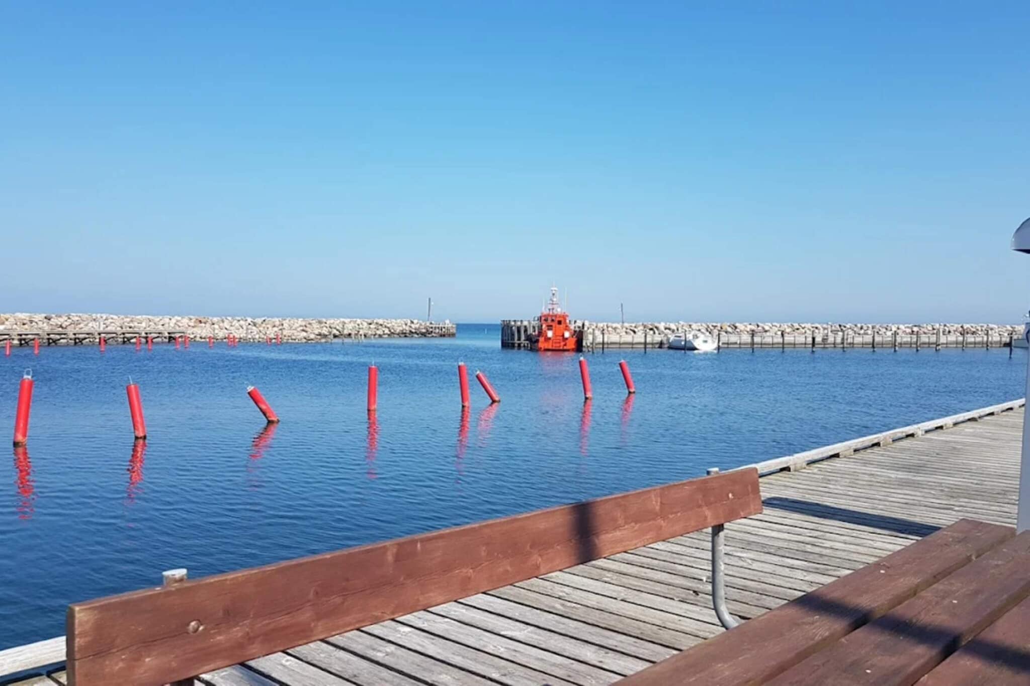 Maison de vacances pour 6 a Hovborg-Vue sur l'eau