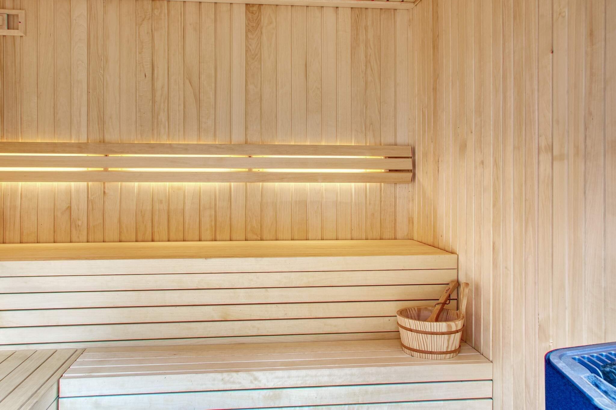 5 etoiles maison de vacances a Sjællands Odde-Sauna