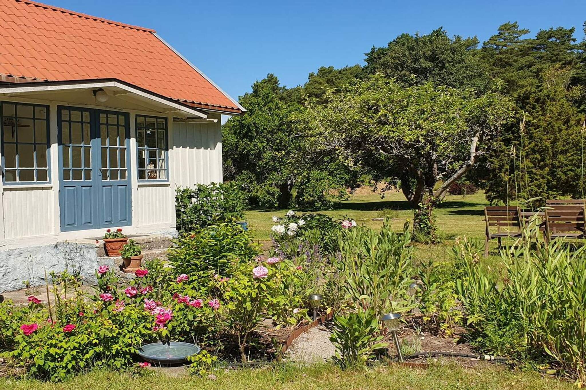 4 Sterne Ferienhaus in Fågelmara-Außenbereich
