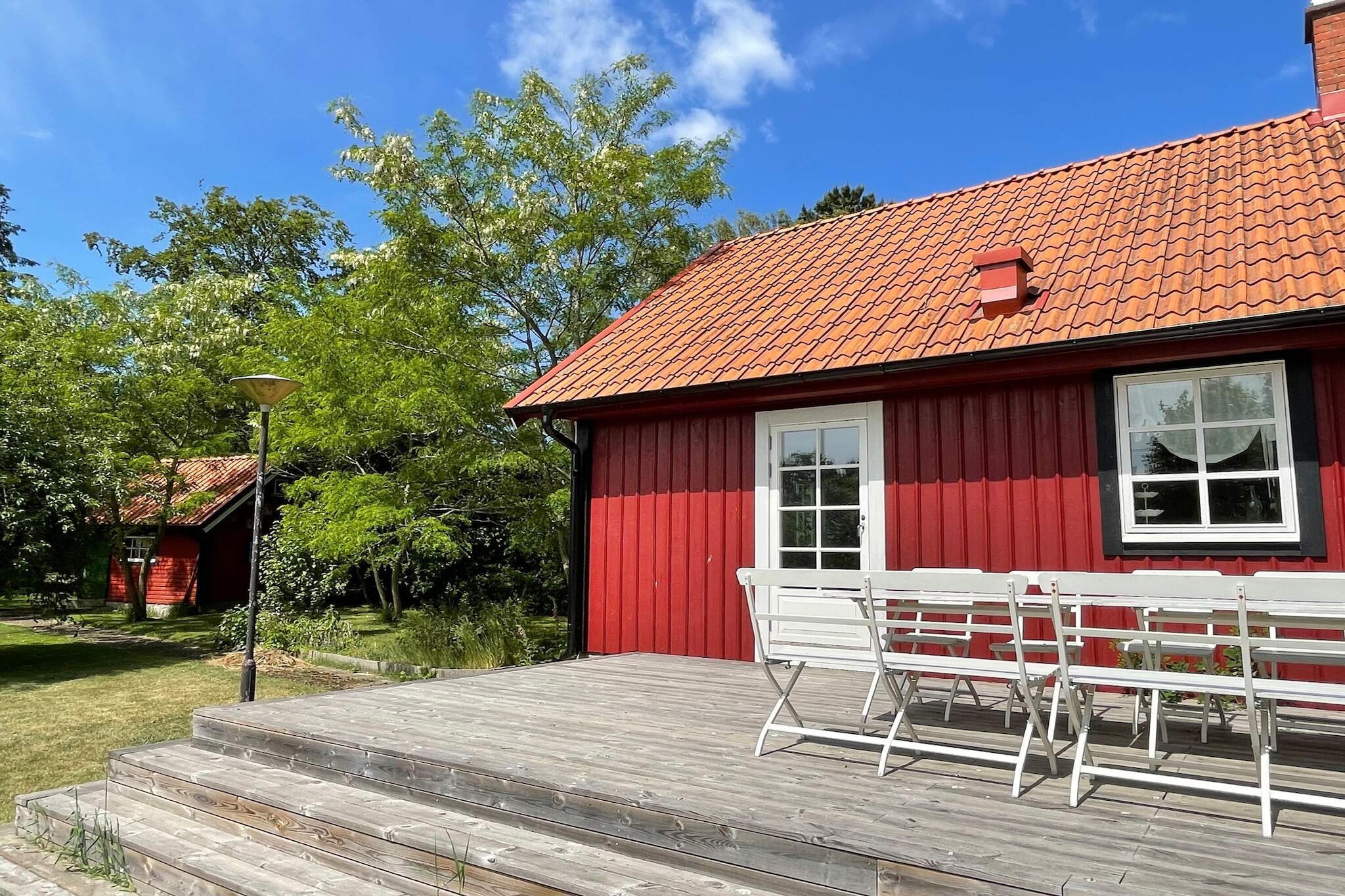 4 Sterne Ferienhaus in Fågelmara-Außenbereich