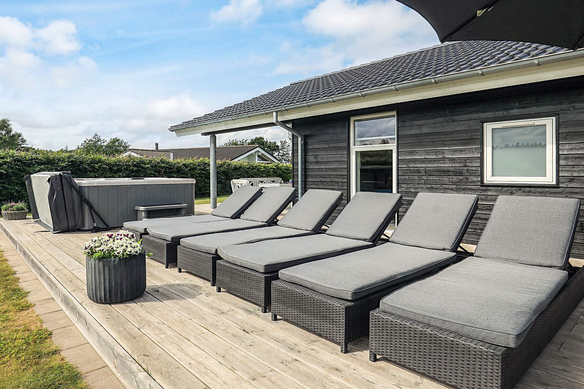 5 Sterne Ferienhaus in Hadsund-Aussicht