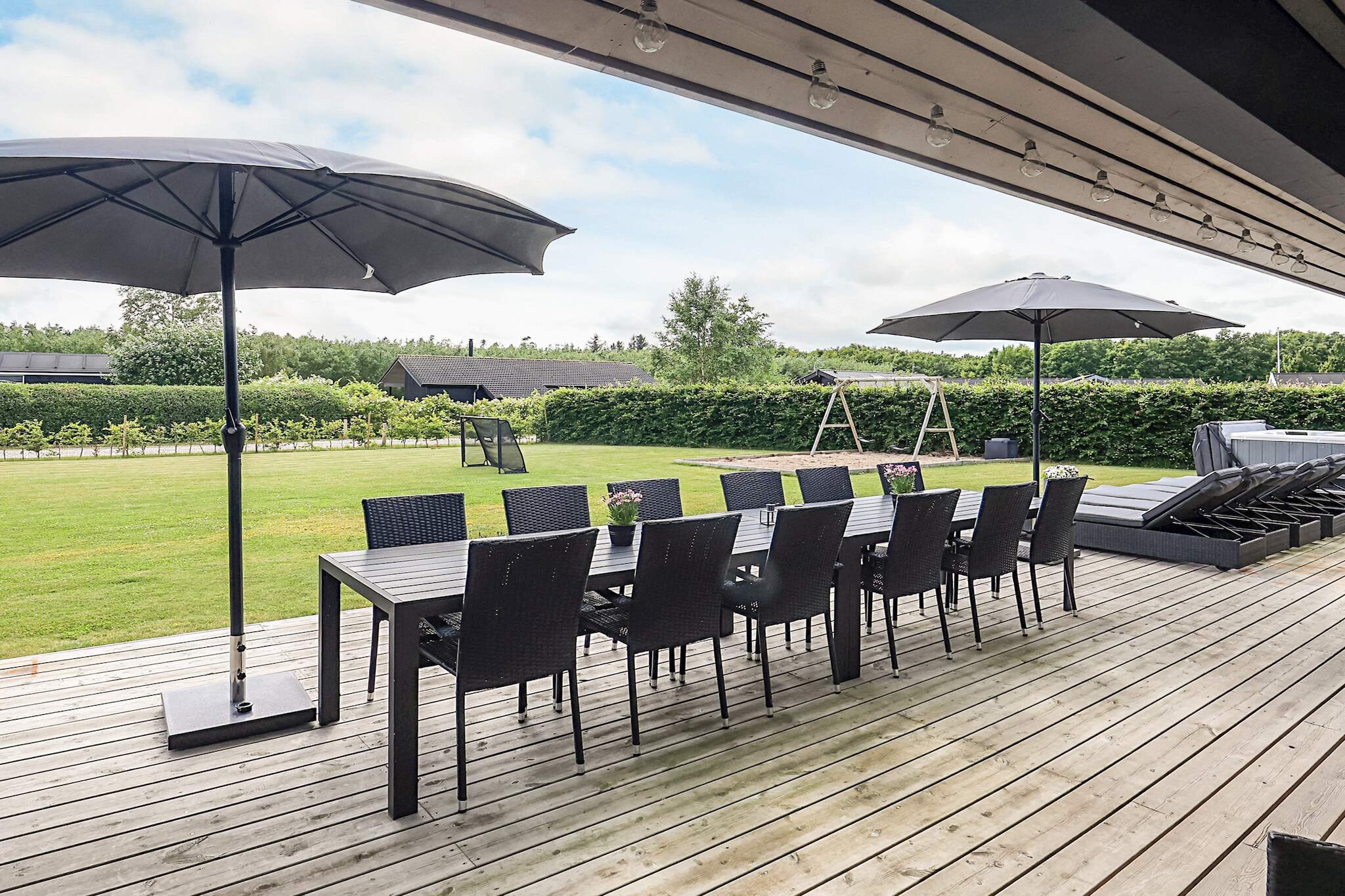 5 Sterne Ferienhaus in Hadsund-Aussicht