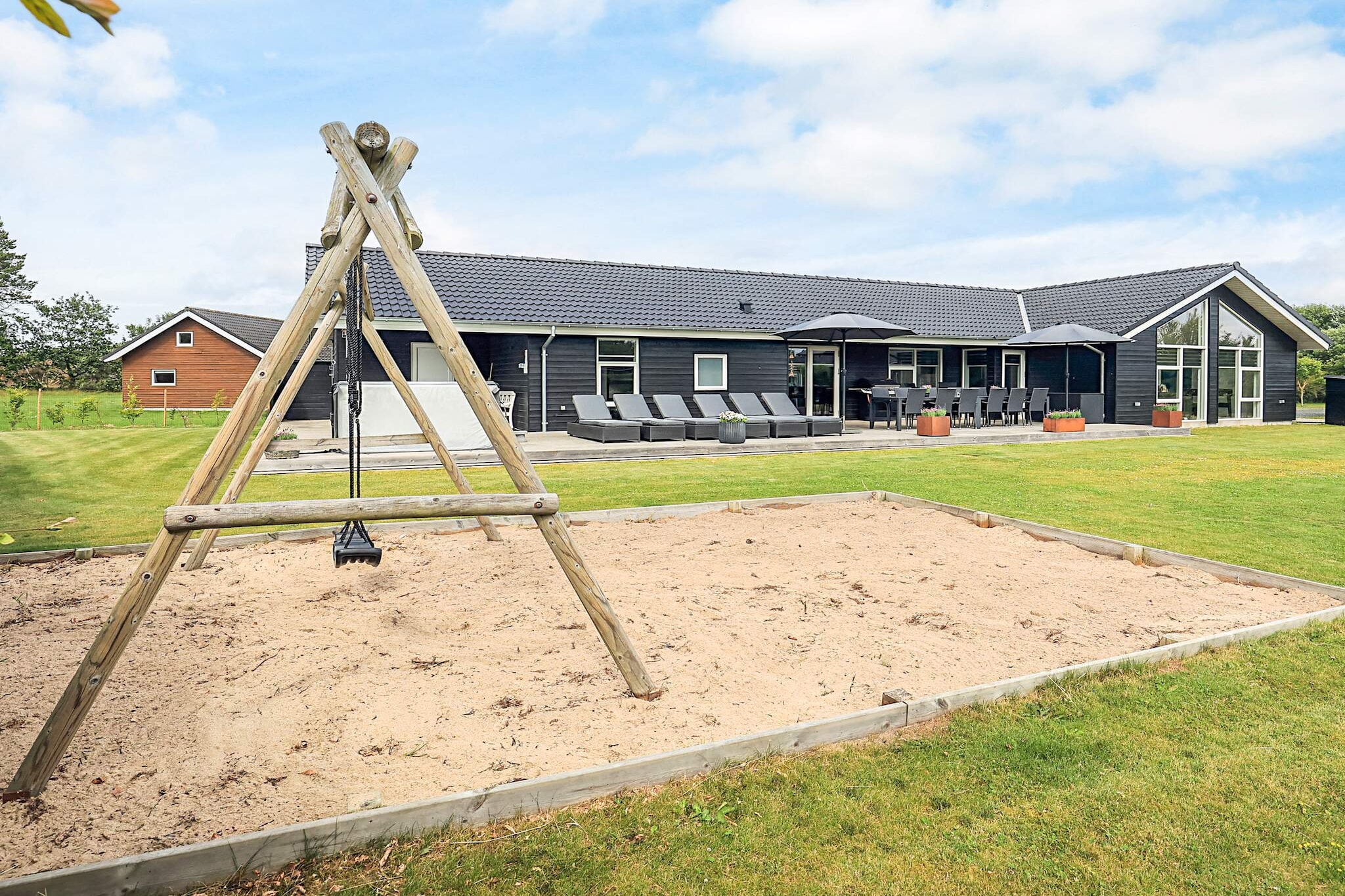 5 Sterne Ferienhaus in Hadsund-Aussicht