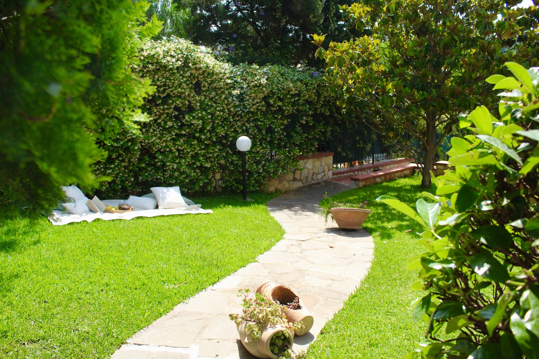 Villa Melograno-Tuinen zomer