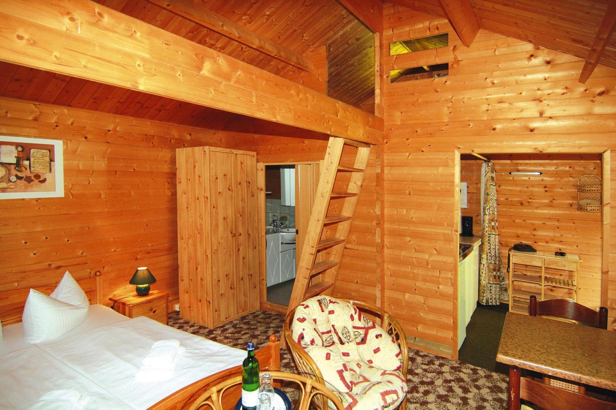 Blockhaus 30 m² - Sommer Flex-Slaapkamer