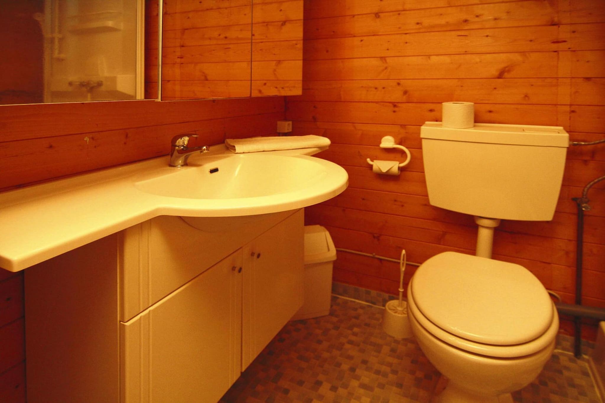 Blockhaus 30 m² - Sommer Flex-Badkamer