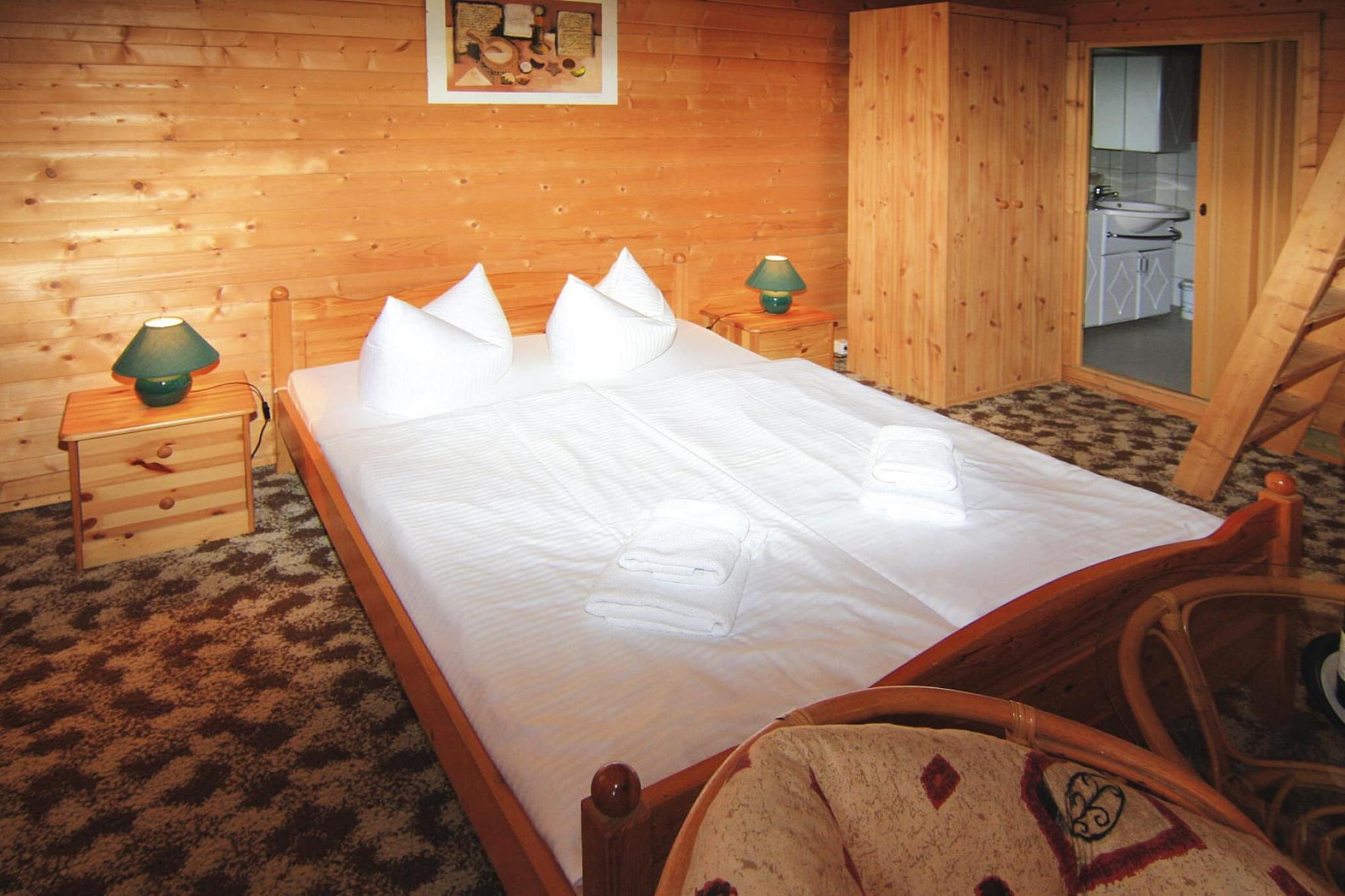 Blockhaus 30 m² - Sommer Flex-Slaapkamer