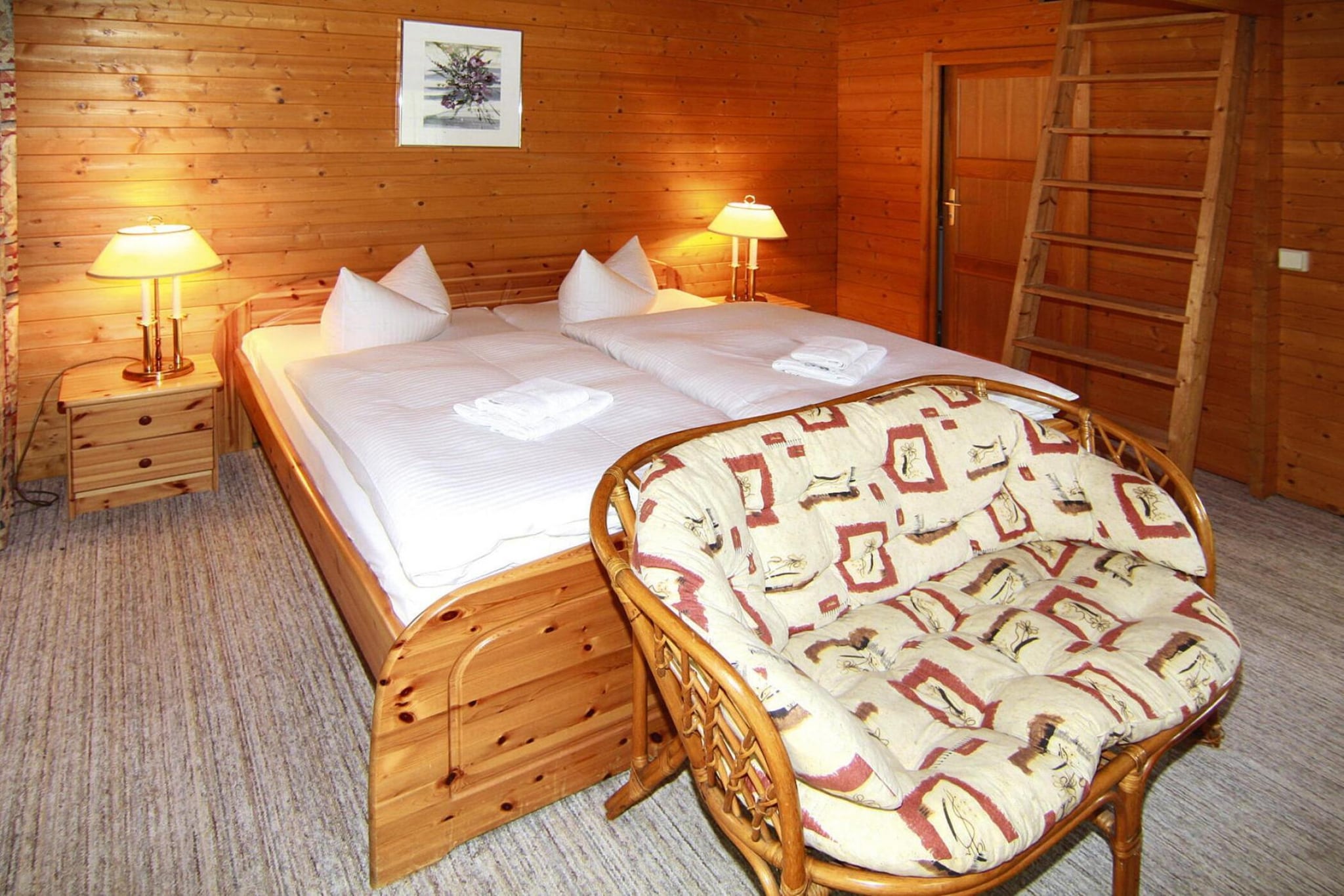 Blockhaus 30 m² - Sommer Flex-Slaapkamer