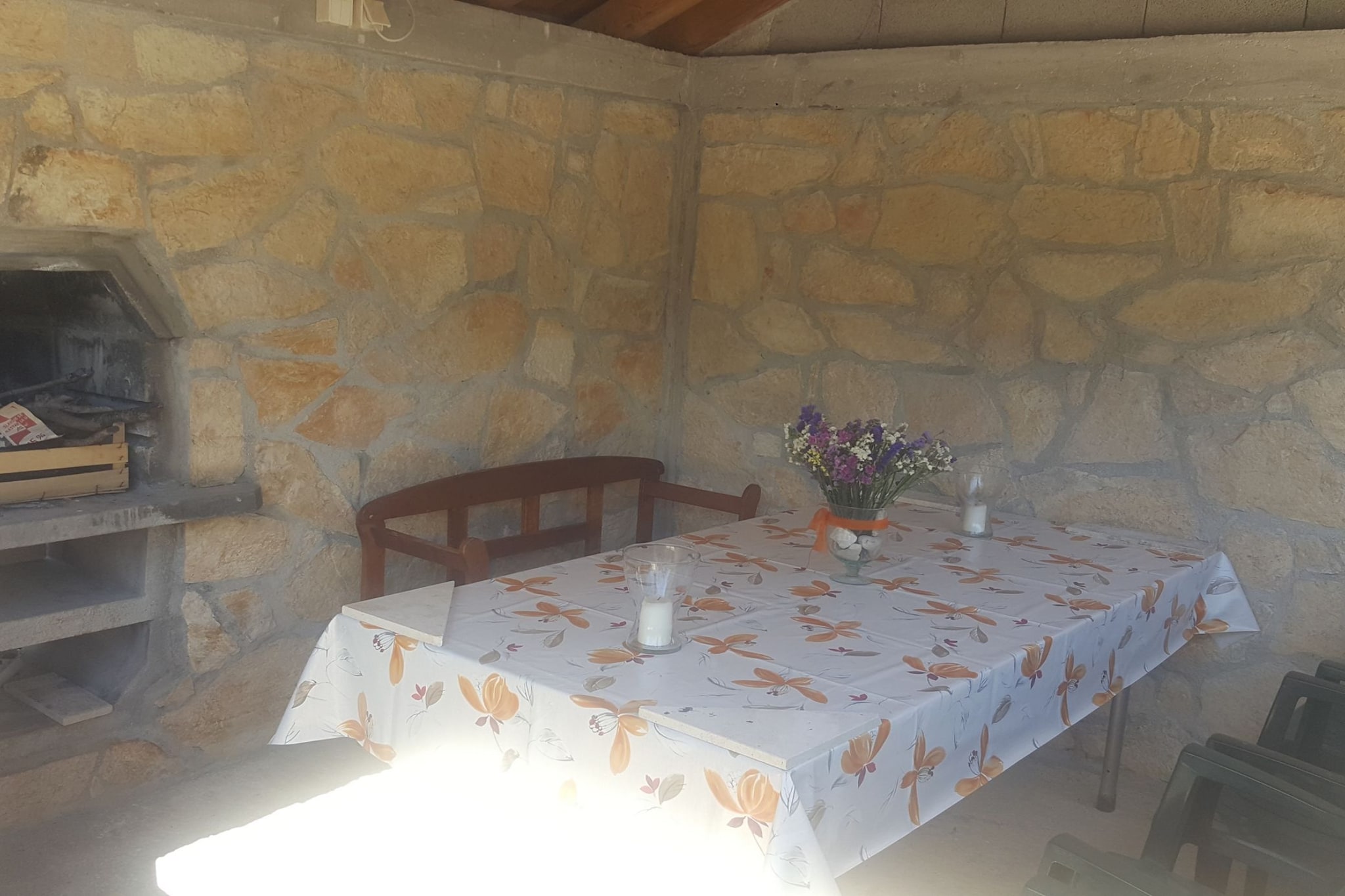 Apartments Ivan Supetar - Two Bedroom Apartment with Terrace no1-Im Freien